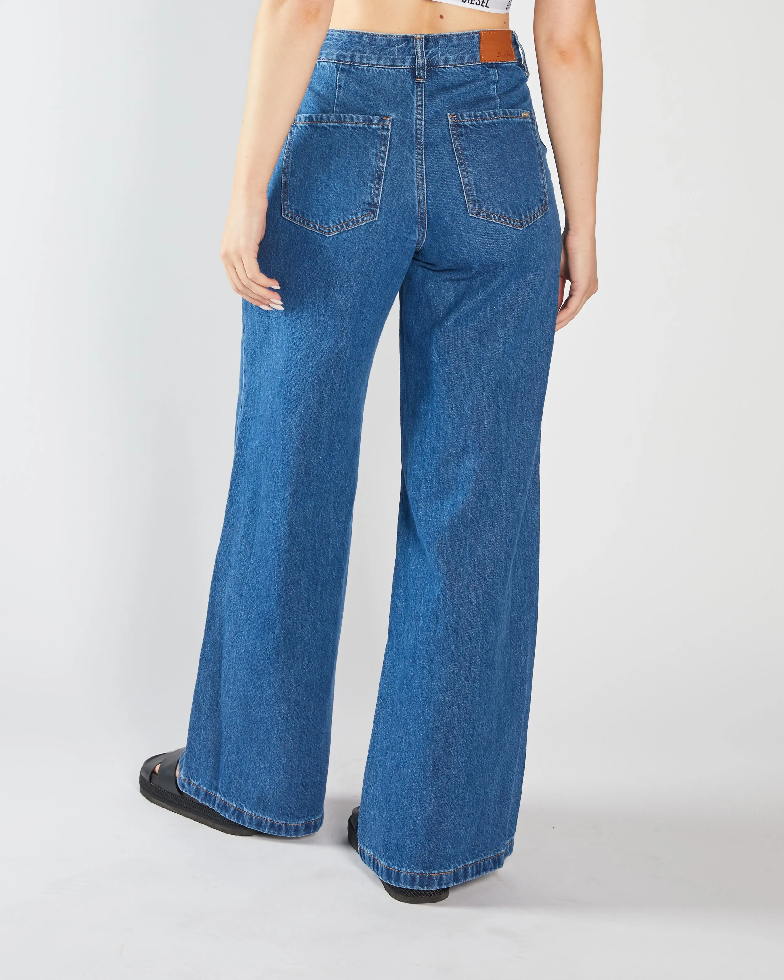 Cameron Wide Leg Medium Blue