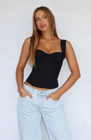 Chasing Shadows Bustier Black
