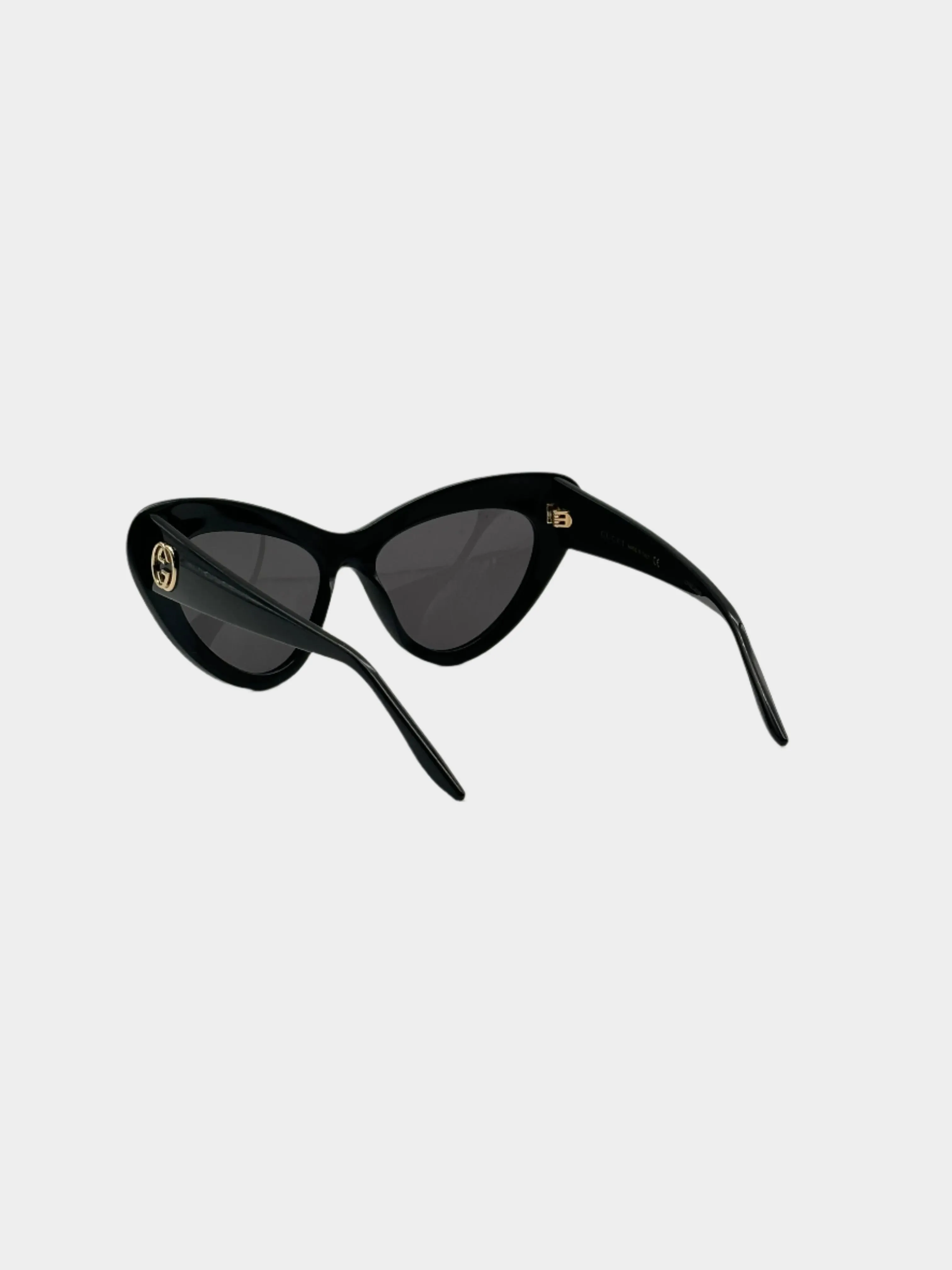 Curved Cat Eye Sunglasses