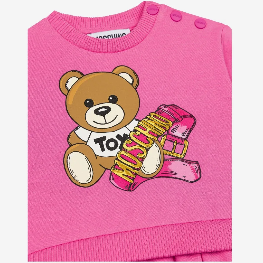 Dark Pink Teddy Dress