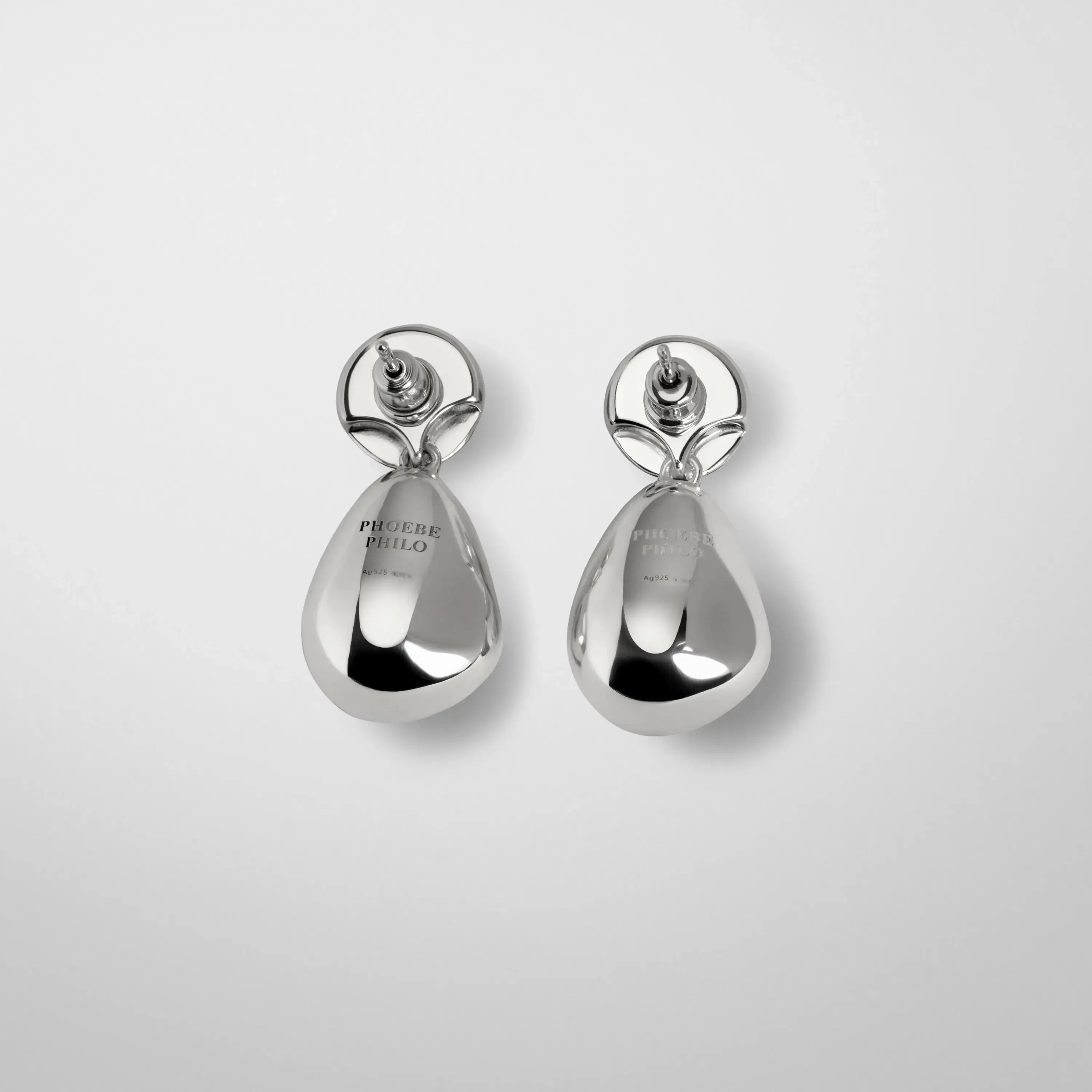 DOUBLE BALL EARRINGS | sterling silver