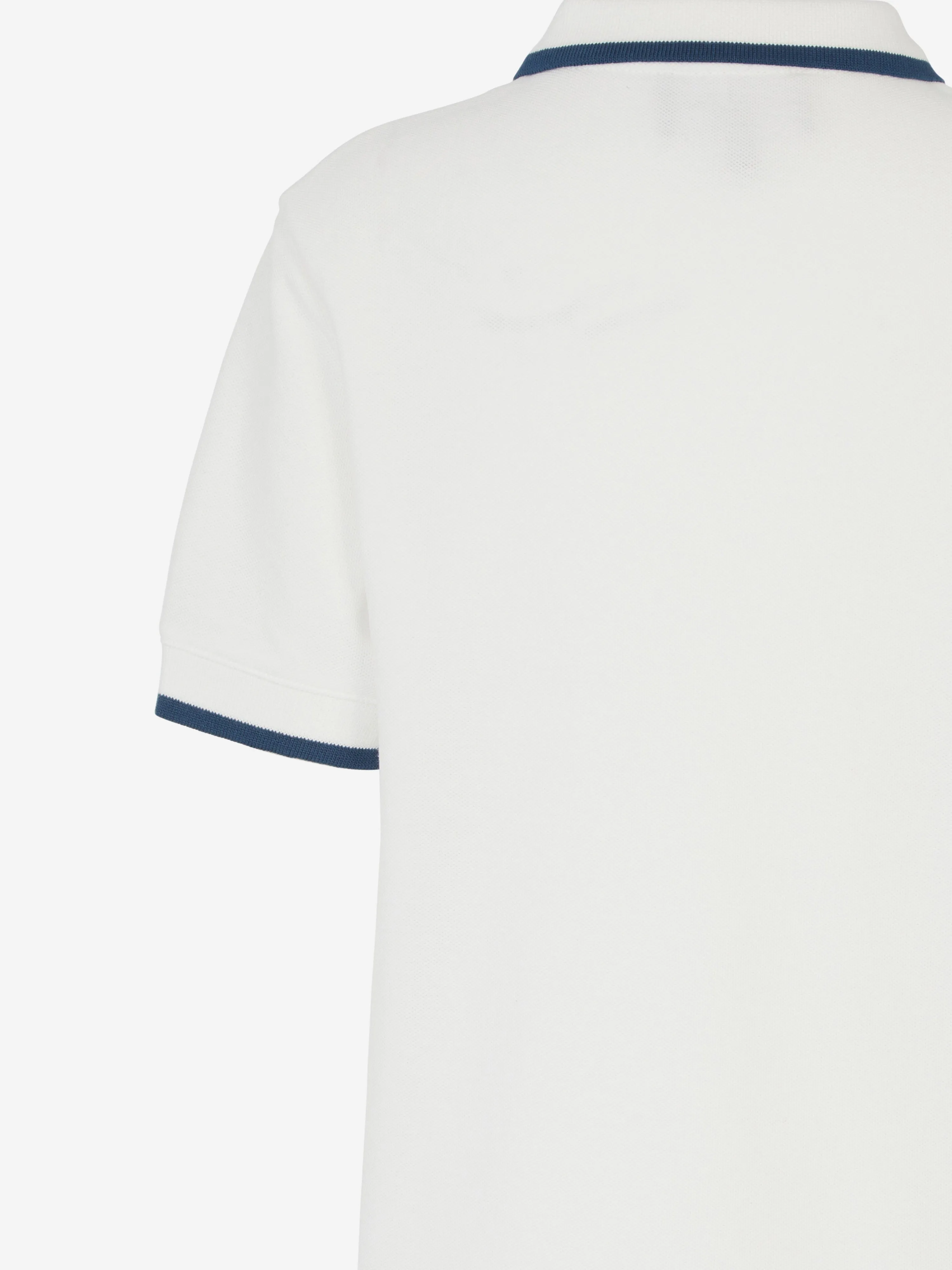 Emporio Armani Boys Logo Tape Polo Shirt in White