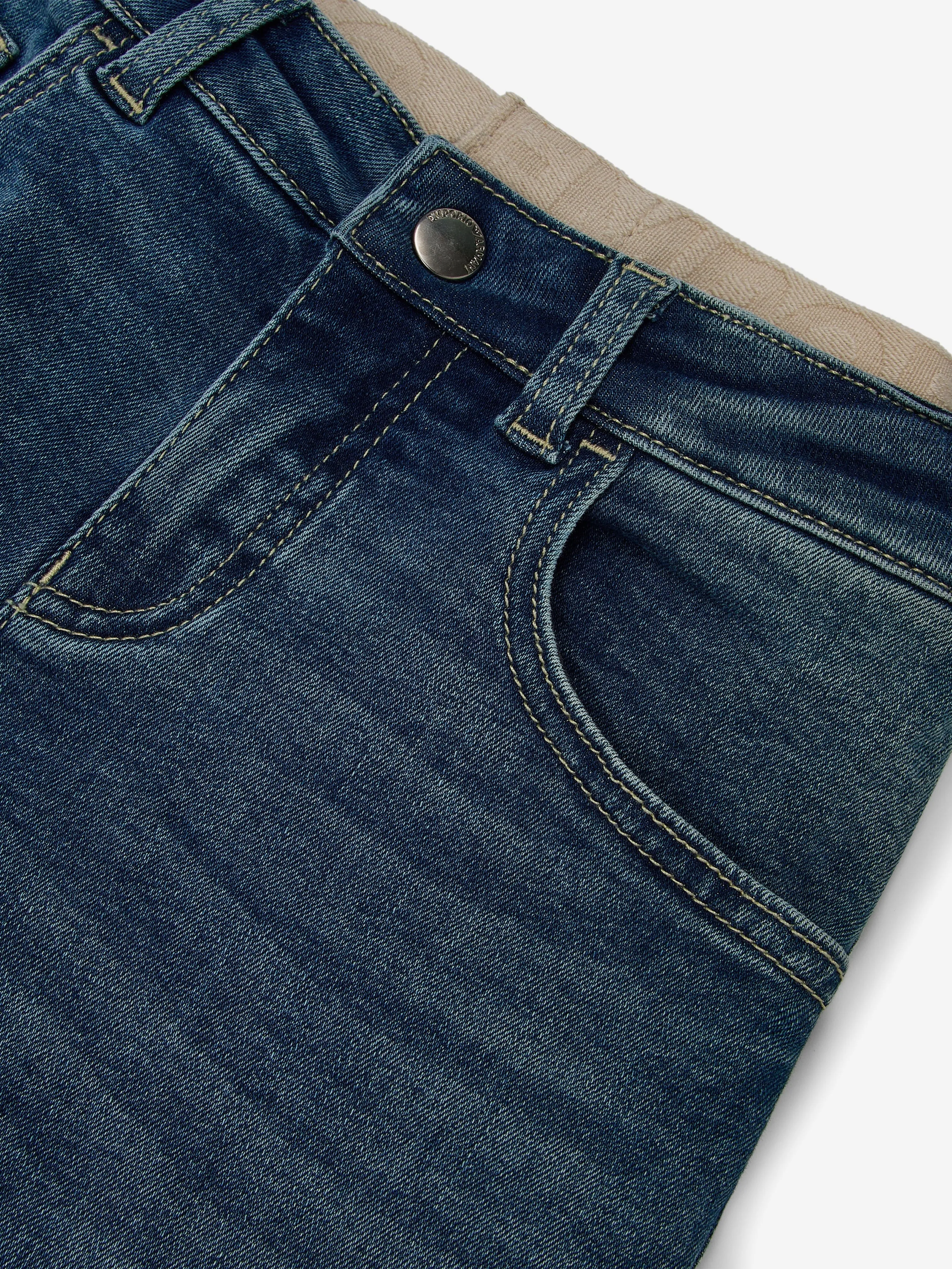 Emporio Armani Boys Regular Jeans in Blue