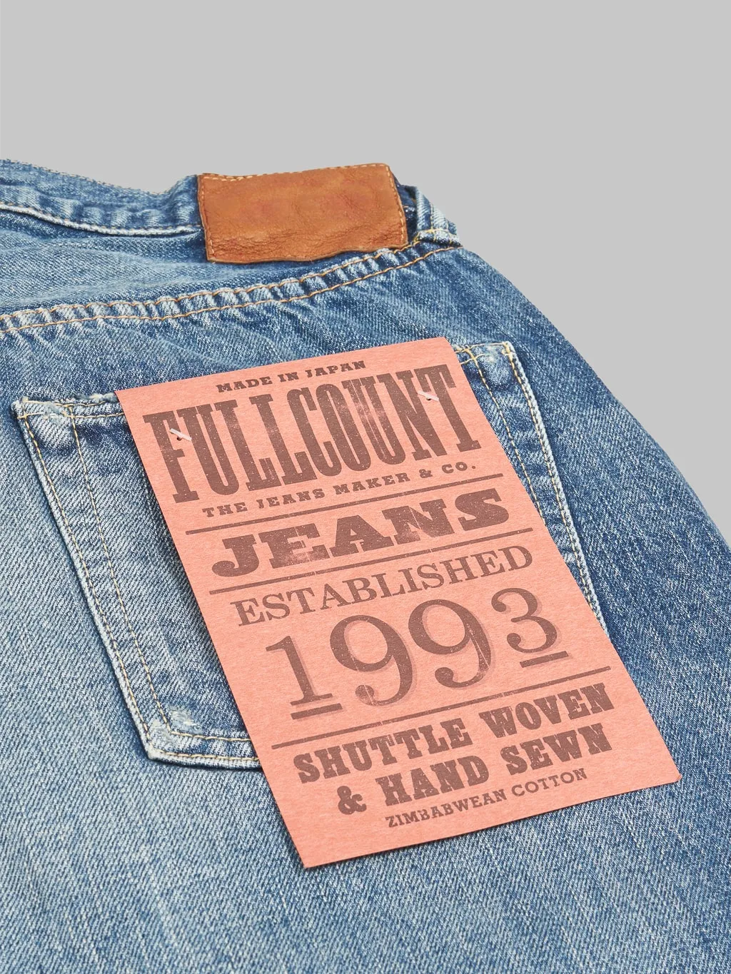Fullcount 1101 13.7oz Dartford Regular Straight Jeans