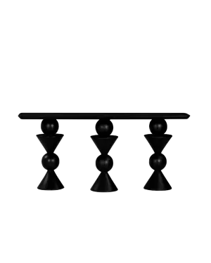 GEOMETRIC CONSOLE TABLE