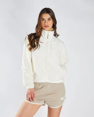 Gilly Fleece Hybrid Jacket Soft Ivory