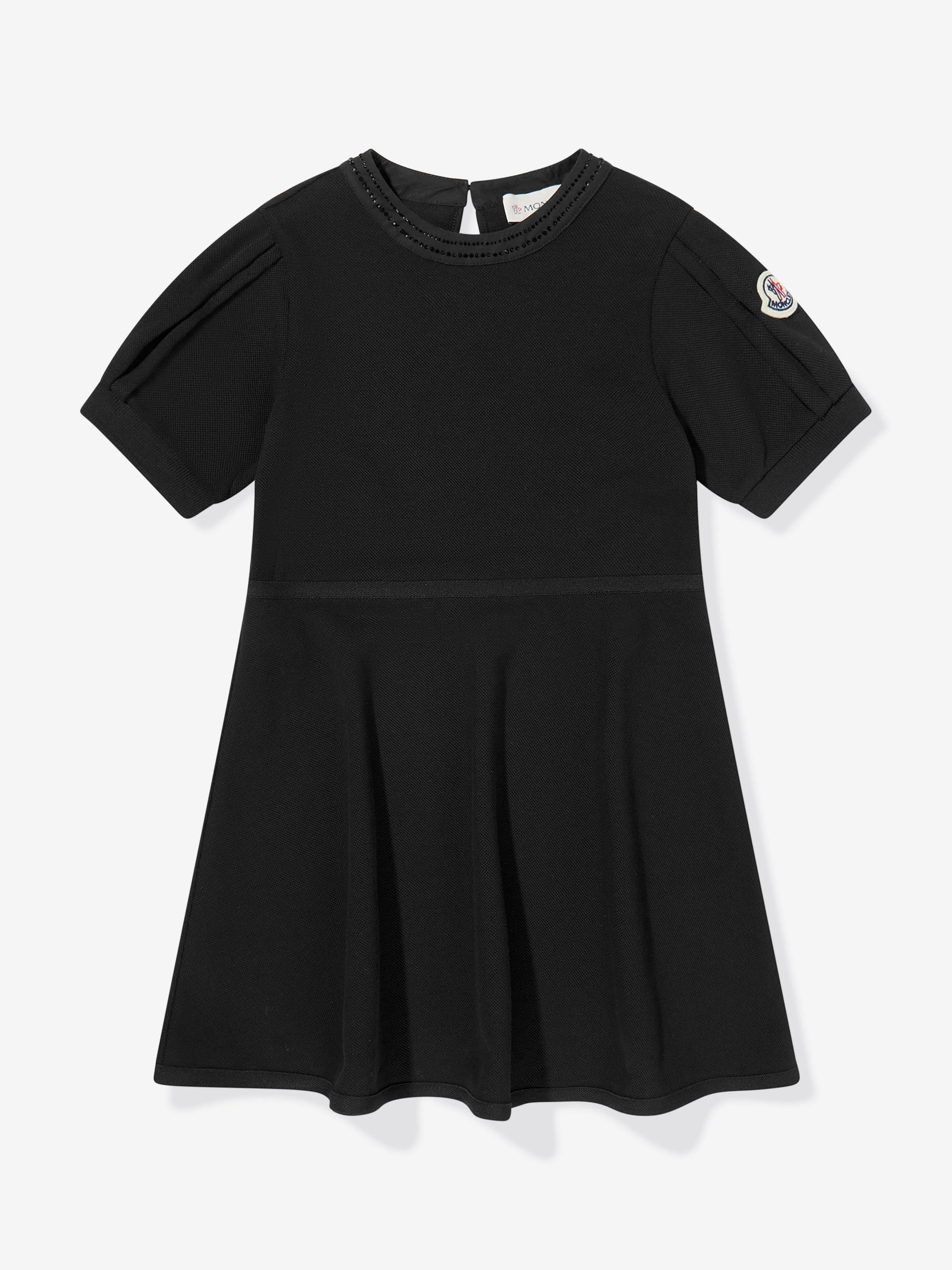 Girls Cotton Dress in Black