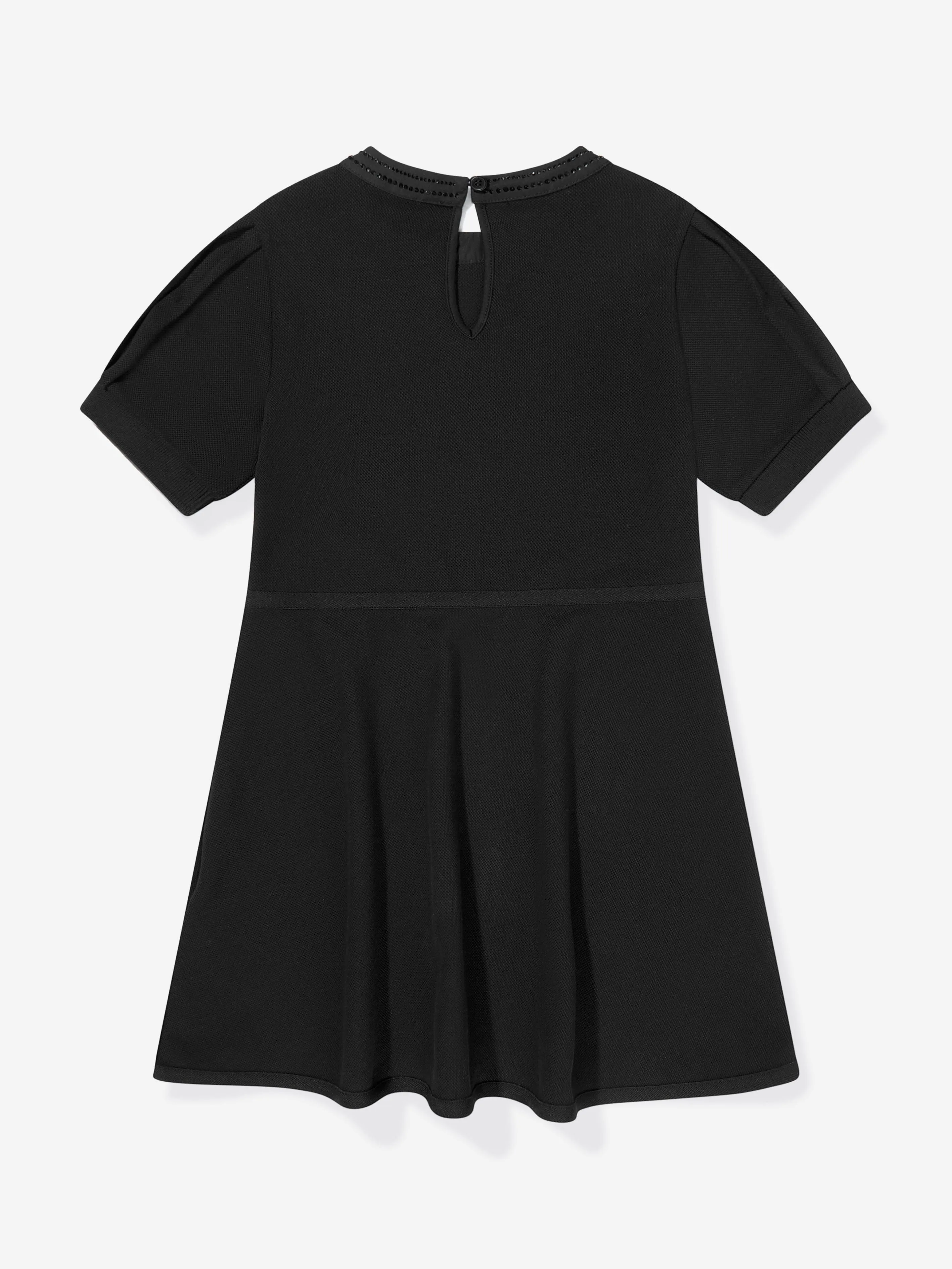 Girls Cotton Dress in Black