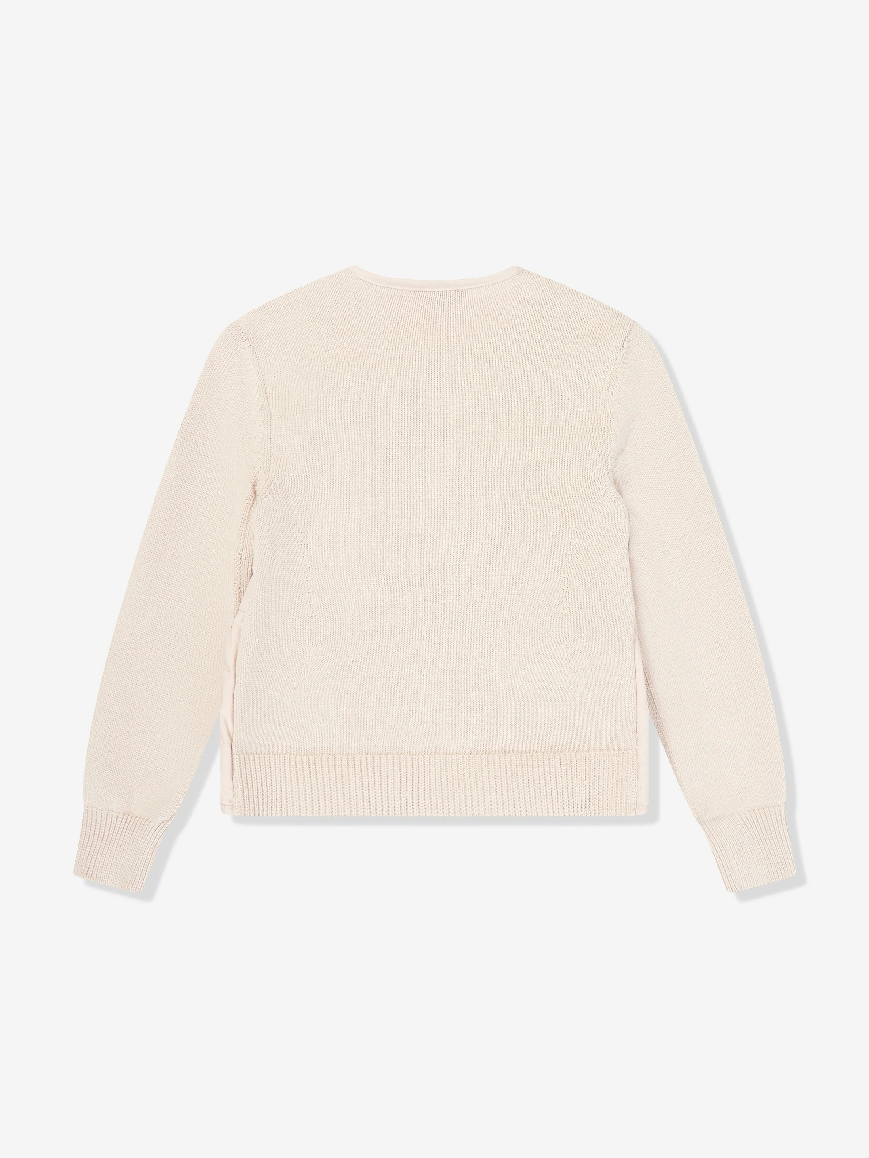 Girls Down Padded Cardigan in Pink