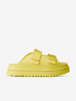 Girls GoldenGlow Slide in Yellow