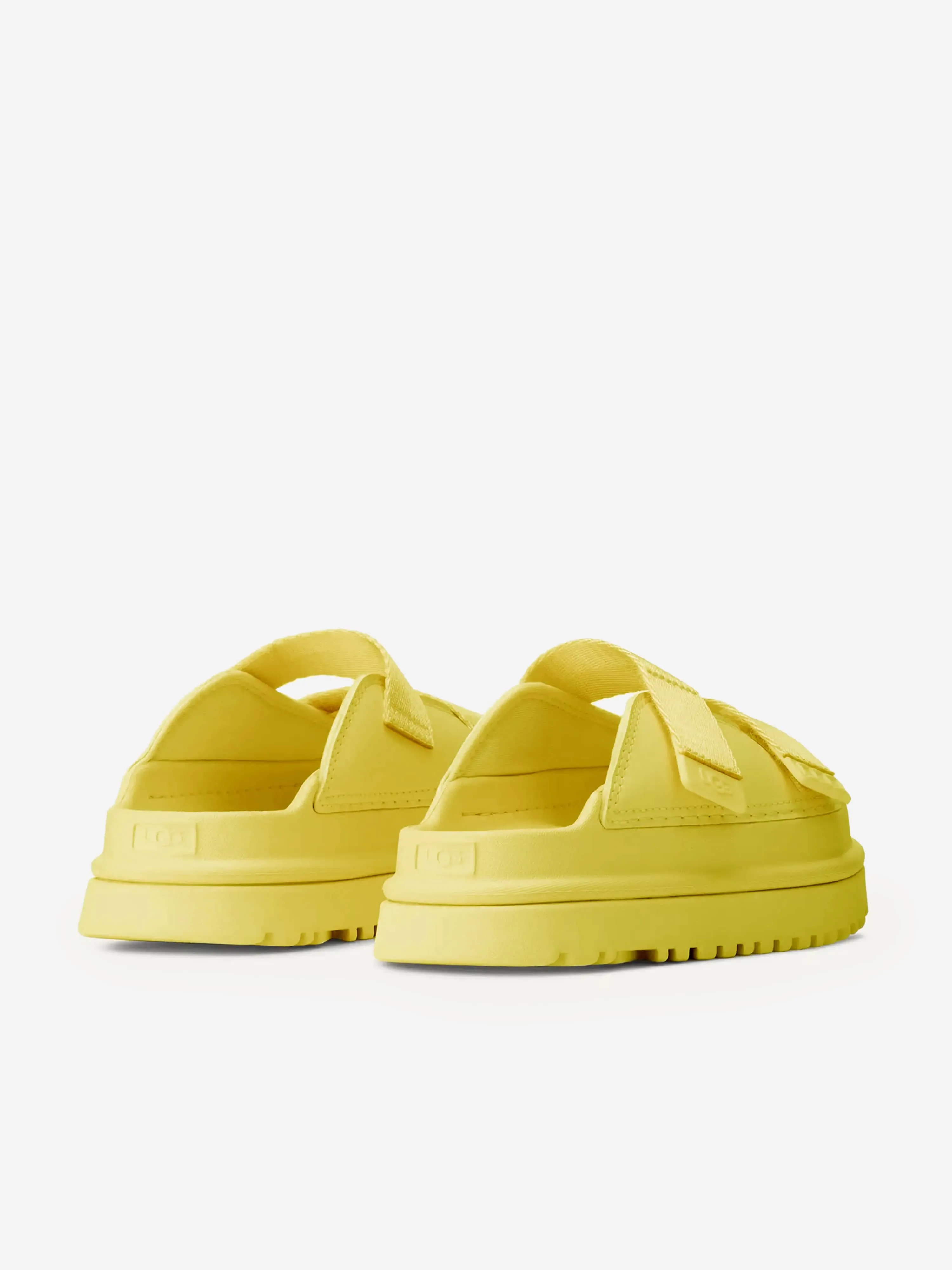 Girls GoldenGlow Slide in Yellow