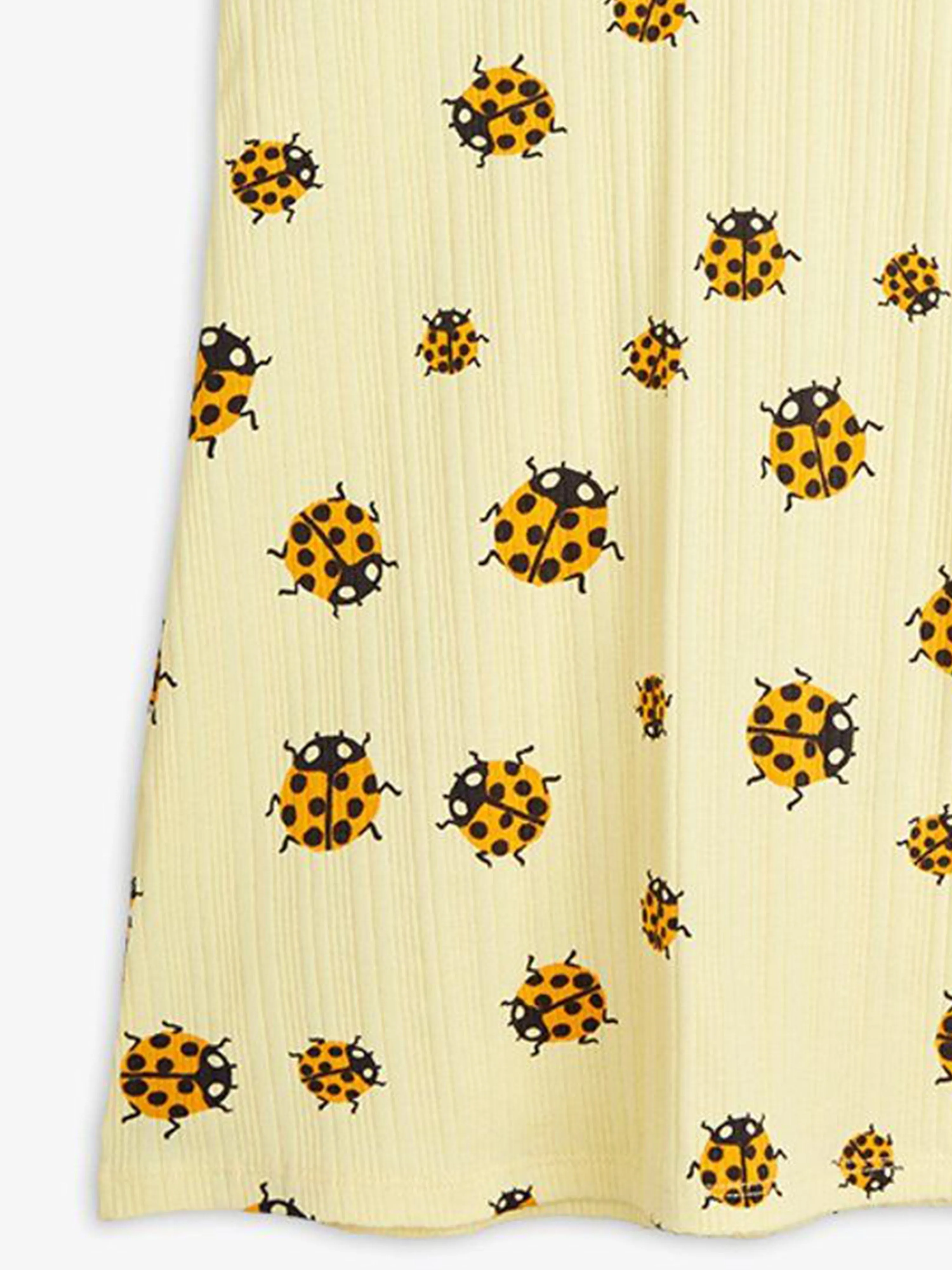 Girls Ladybugs AOP Wing Dress in Yellow