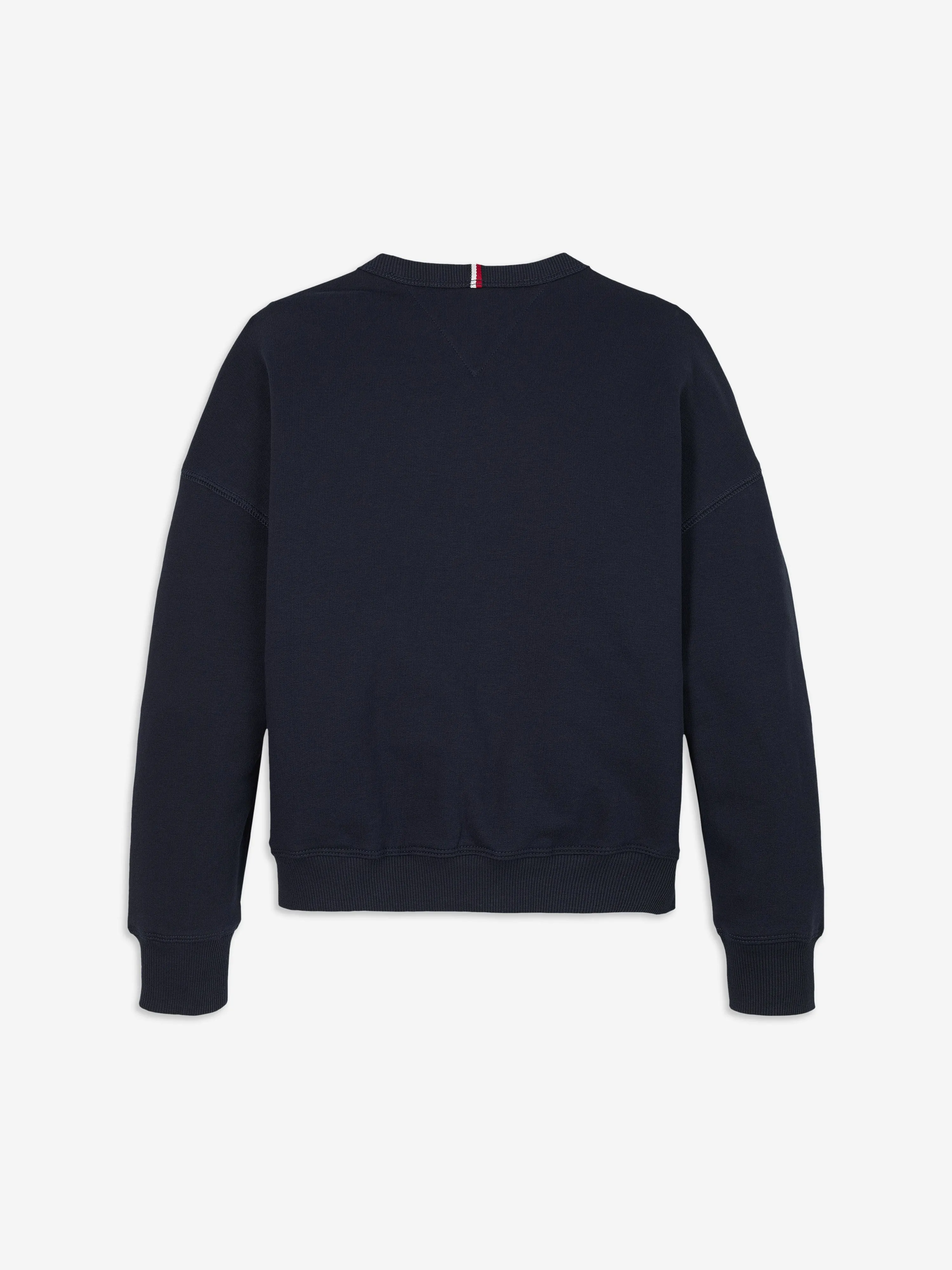 Girls Logo Script Sweatshirt in Navy