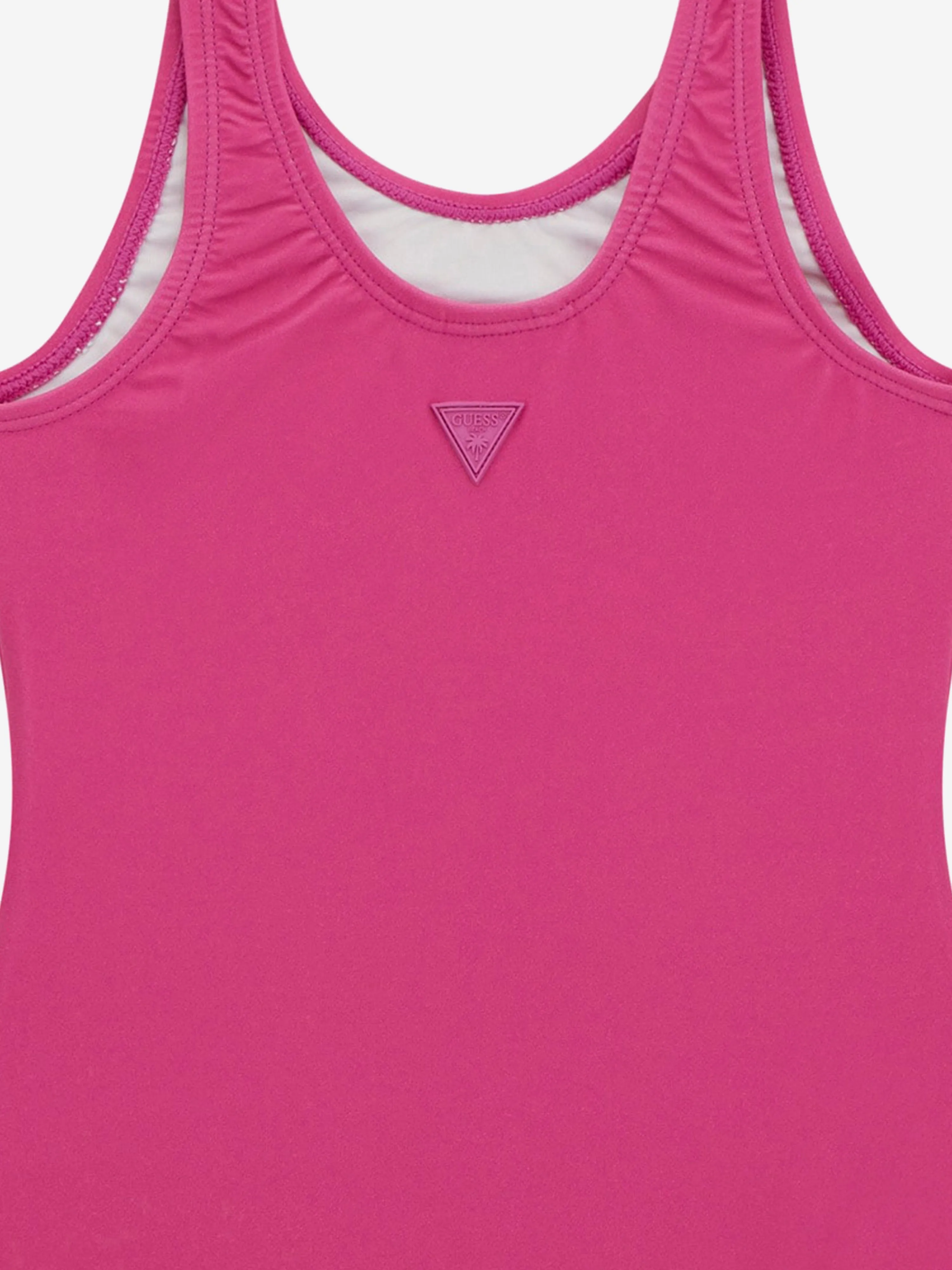 Girls Logo Swimsuit in Pink