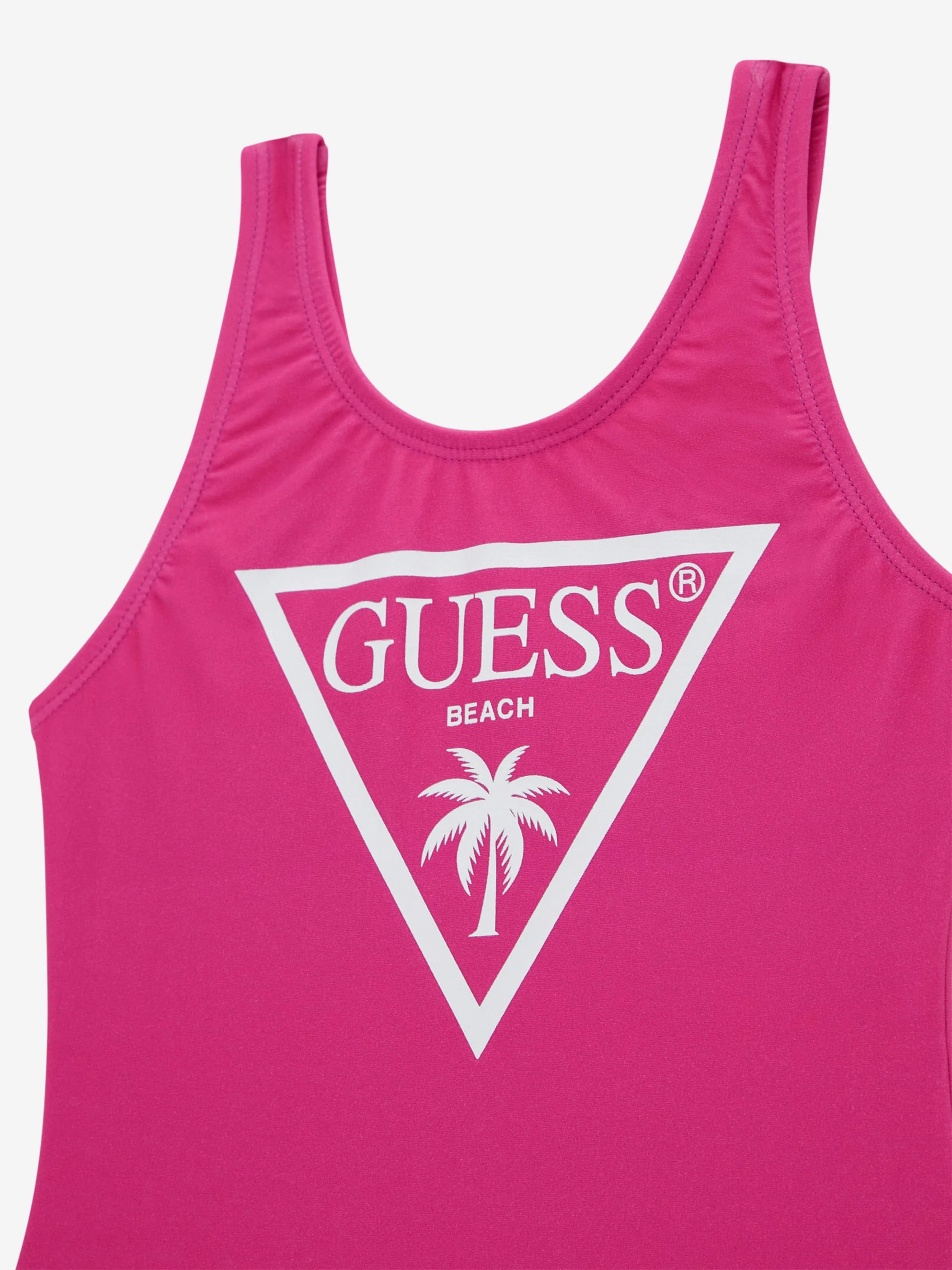 Girls Logo Swimsuit in Pink