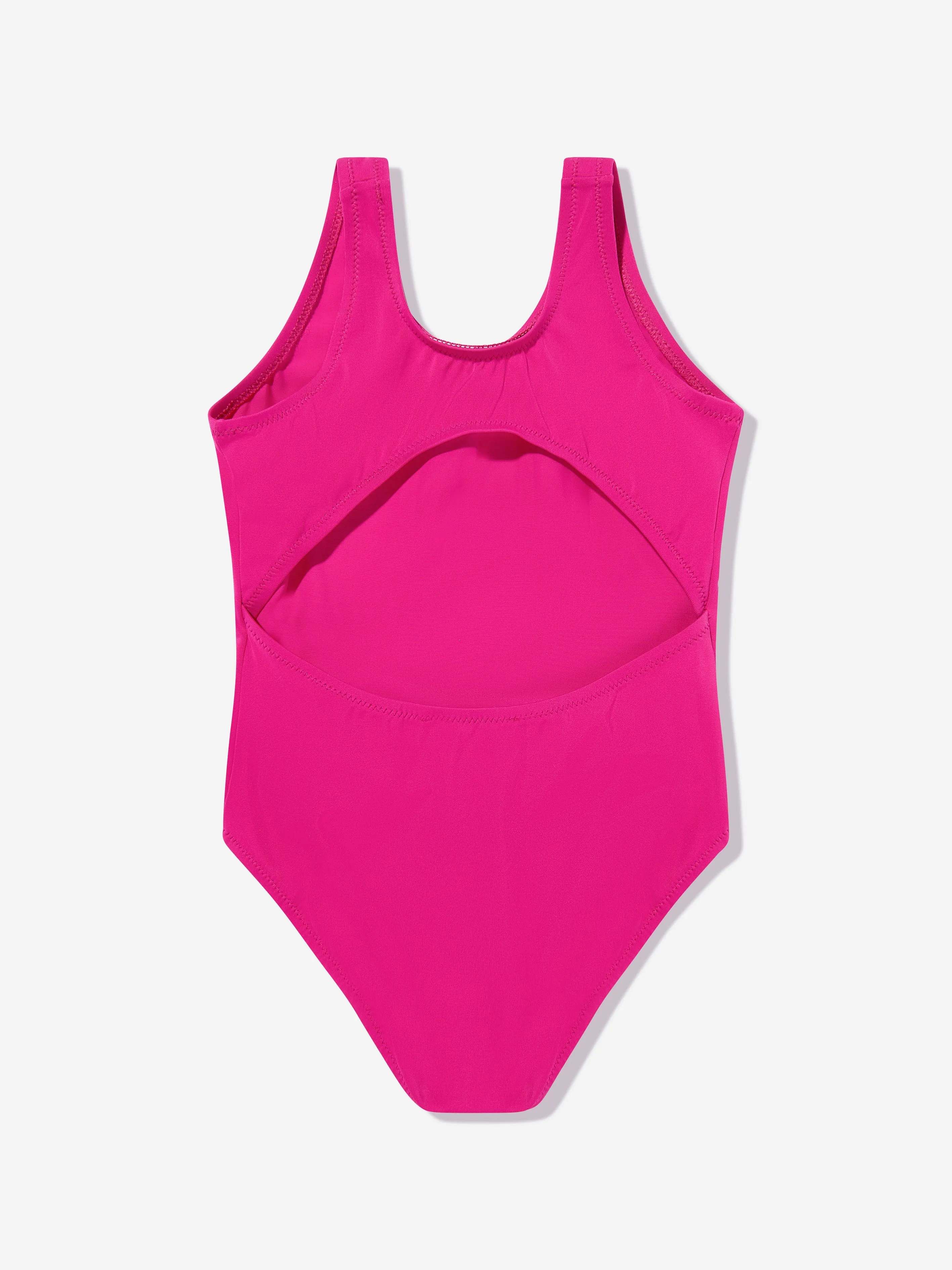 Girls Logo Swimsuit in Pink