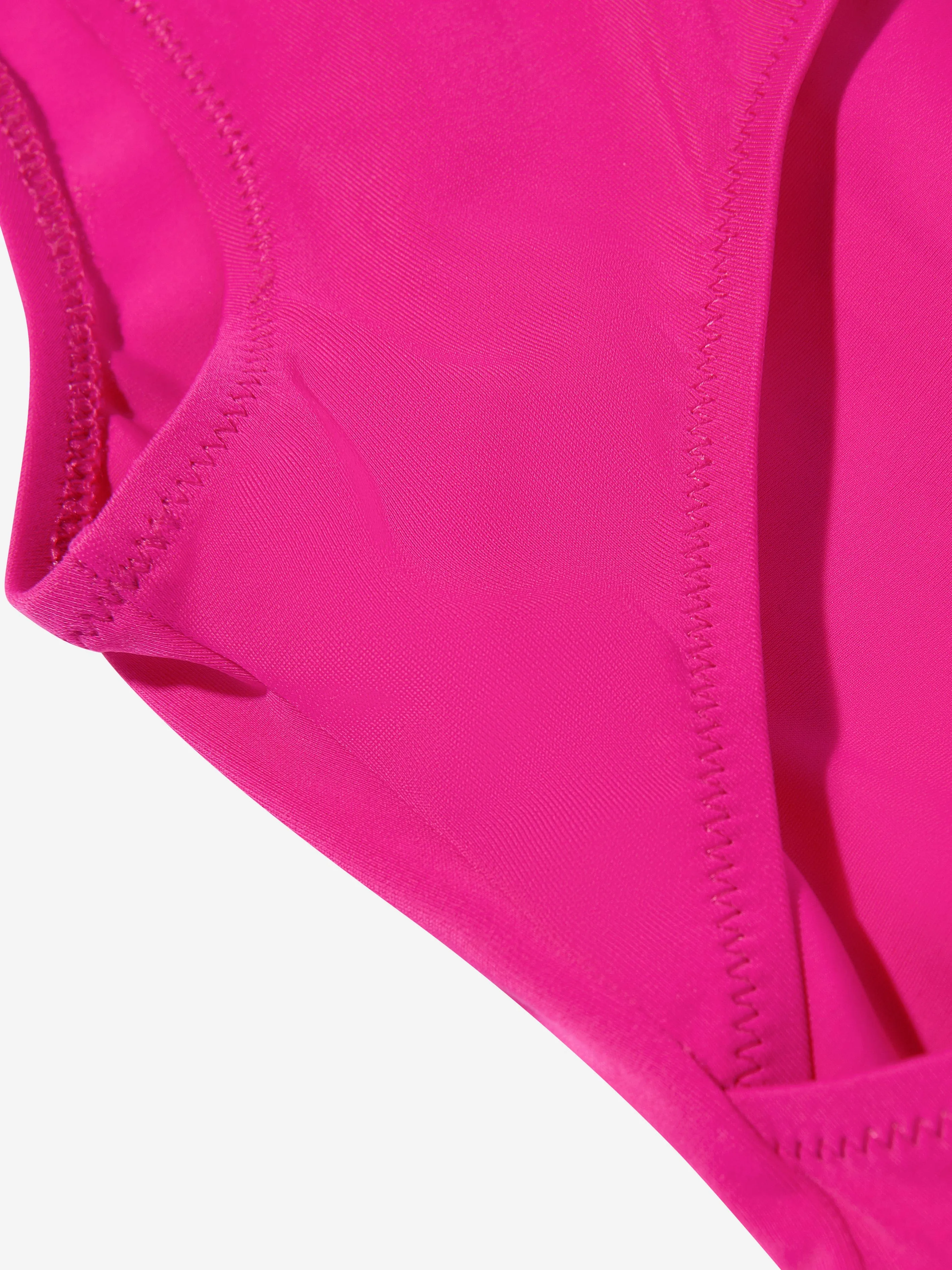 Girls Logo Swimsuit in Pink