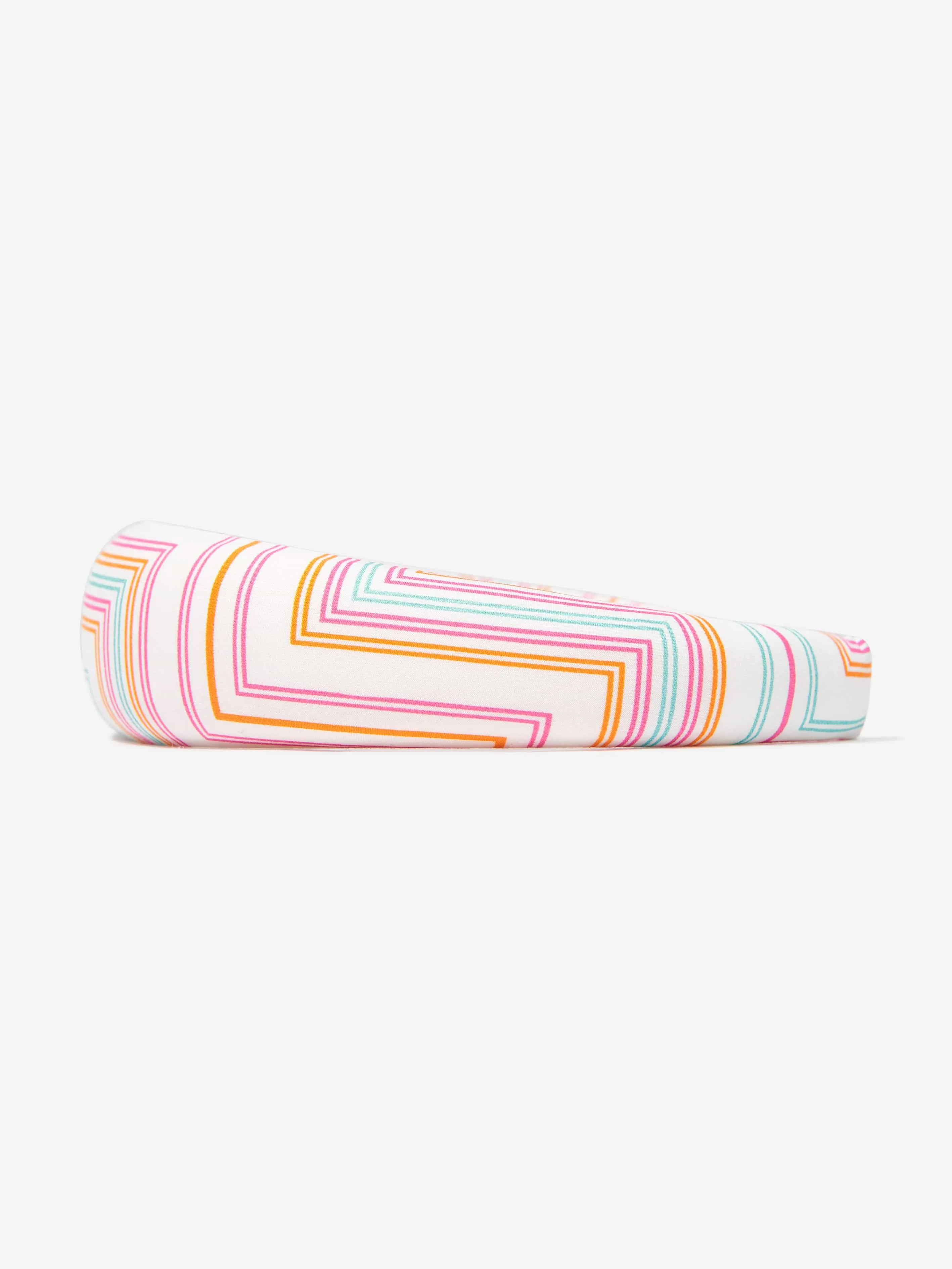 Girls Patterned Headband in White