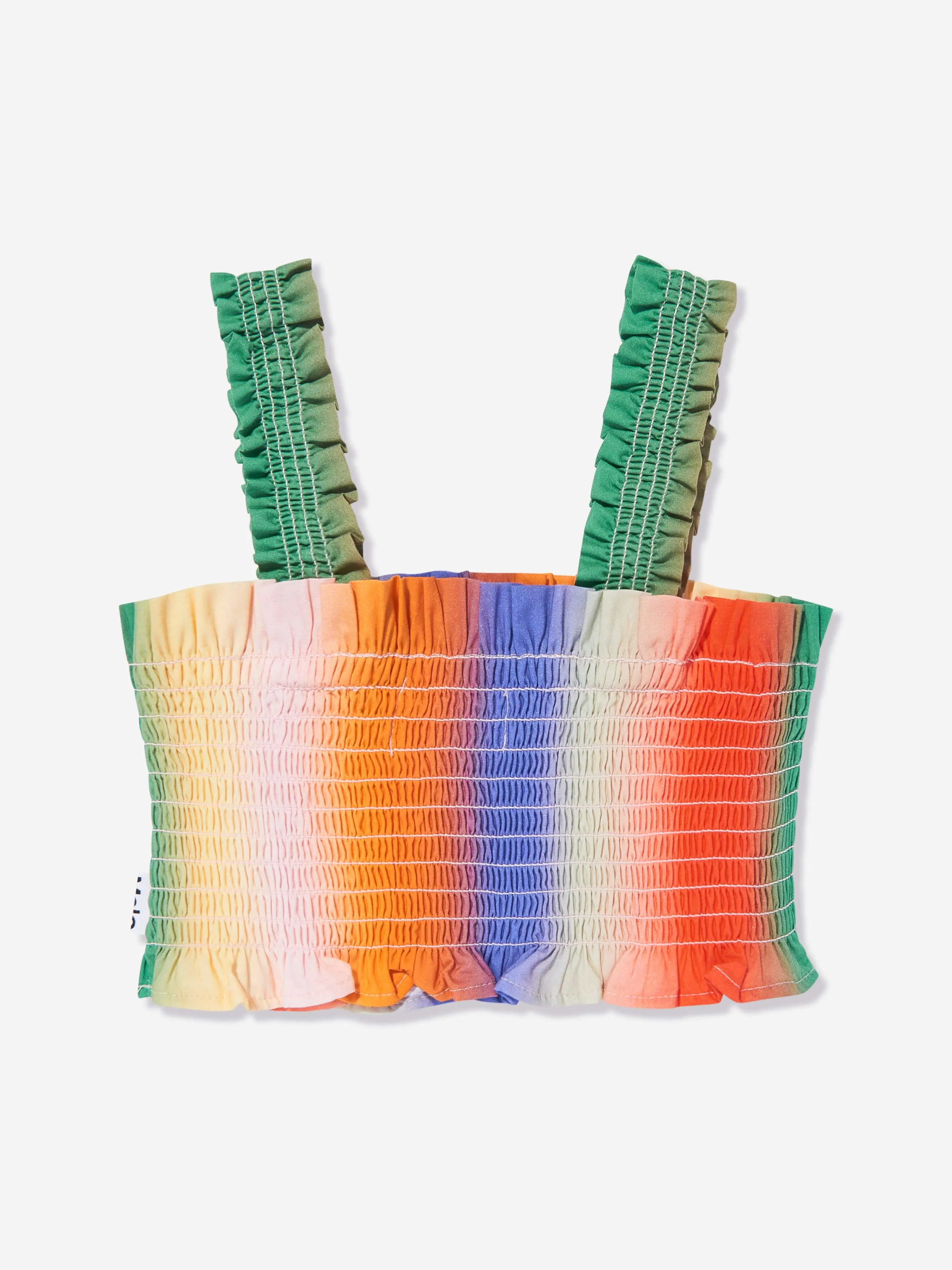 Girls Rolfia Big Rainbow Top in Multicolour