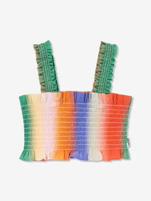 Girls Rolfia Big Rainbow Top in Multicolour