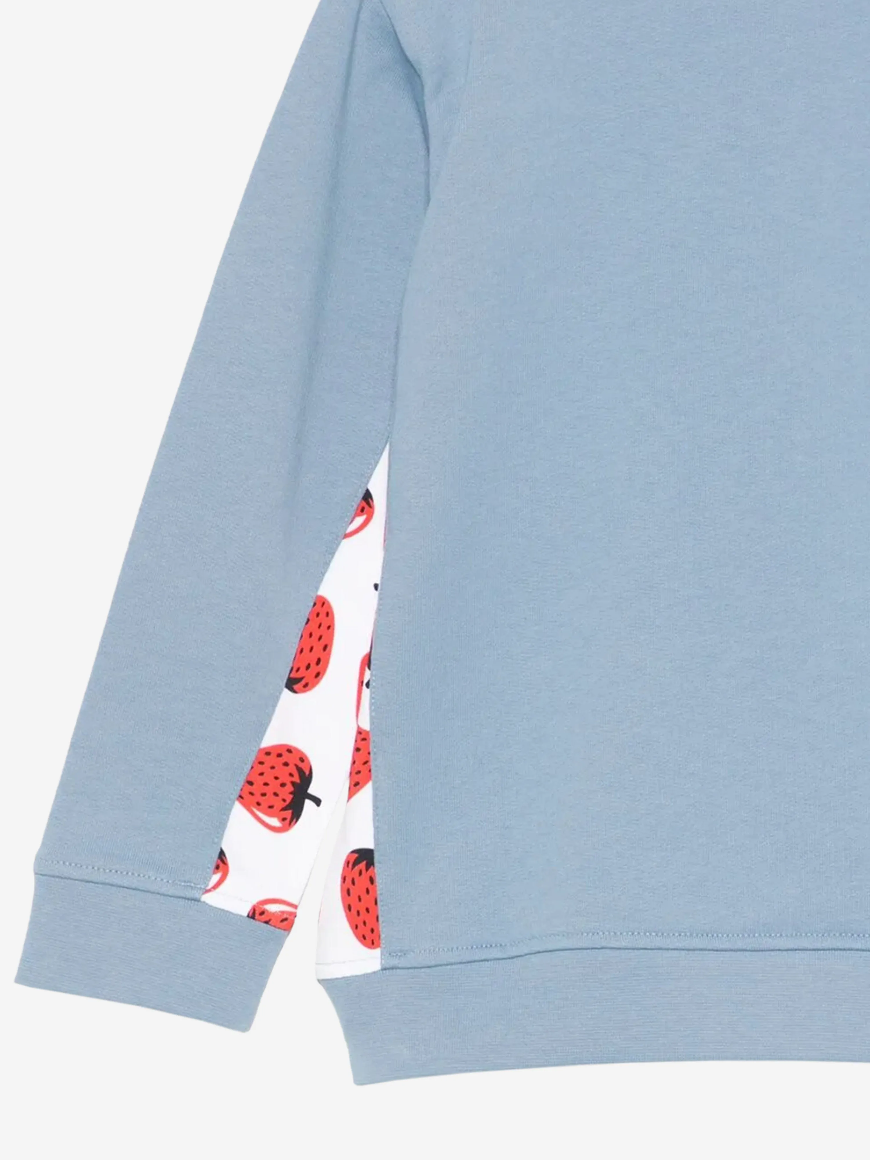 Girls Strawberry Logo Sweatshirt in Blue
