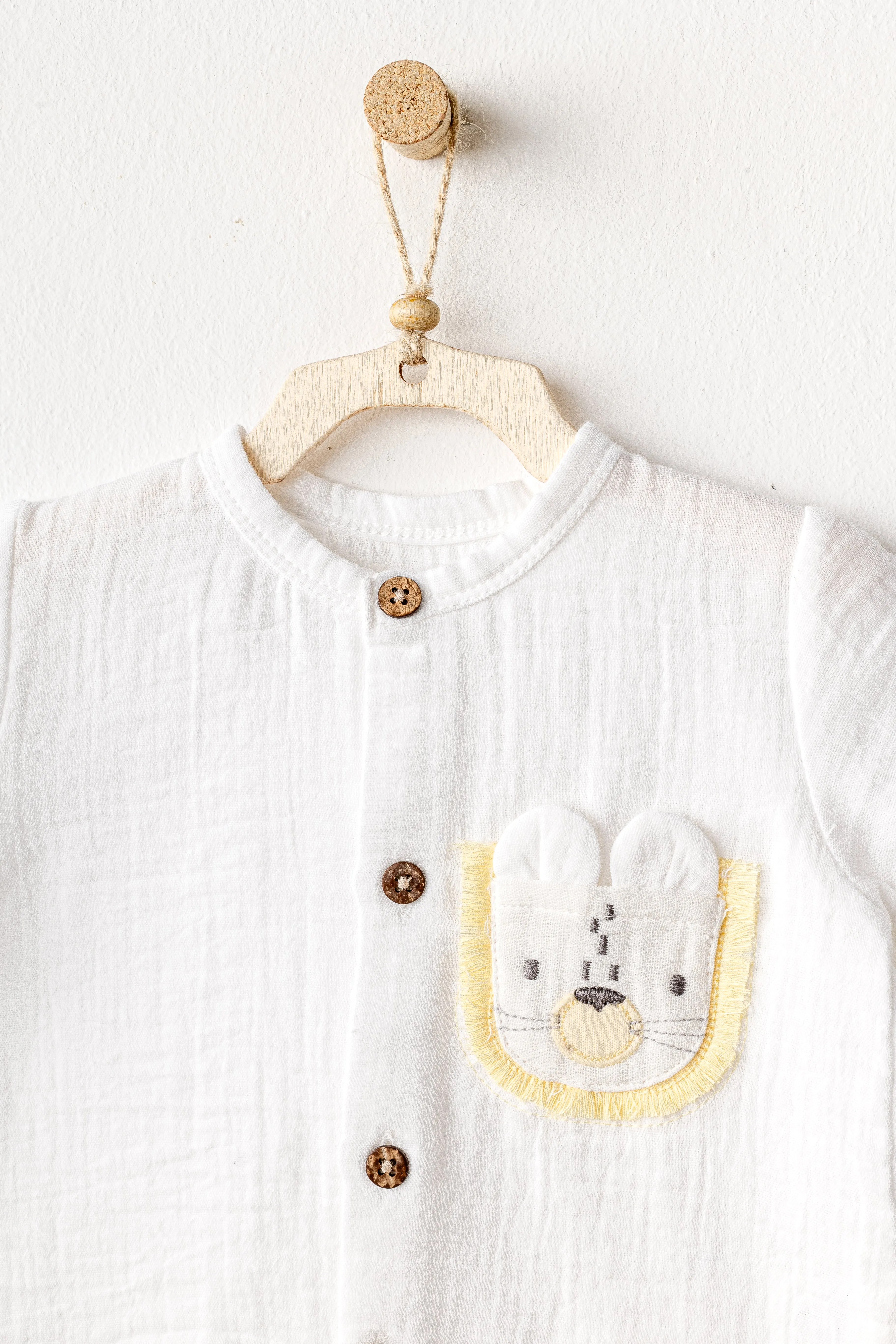 Grey Little King Bunny Pocket Set