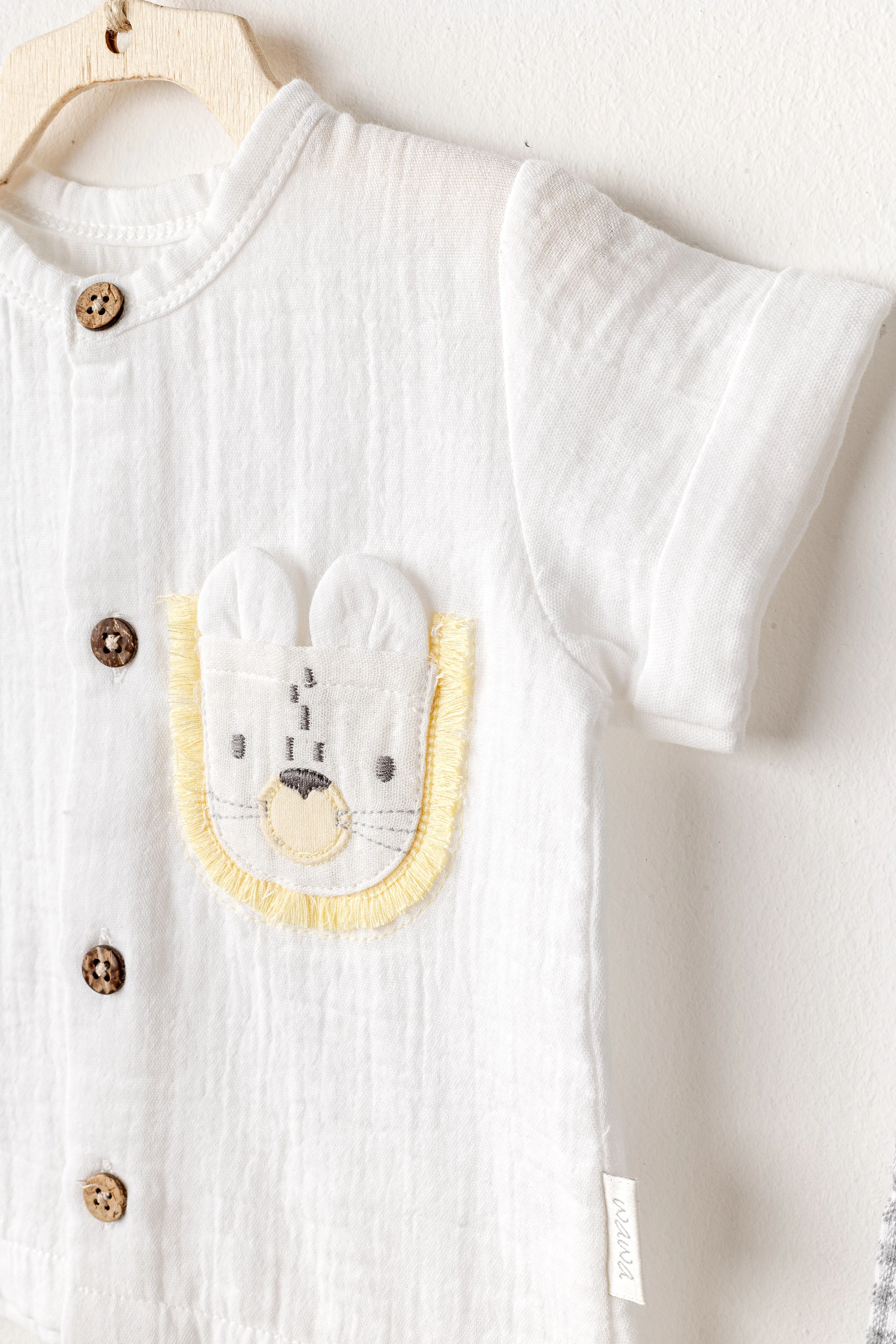 Grey Little King Bunny Pocket Set