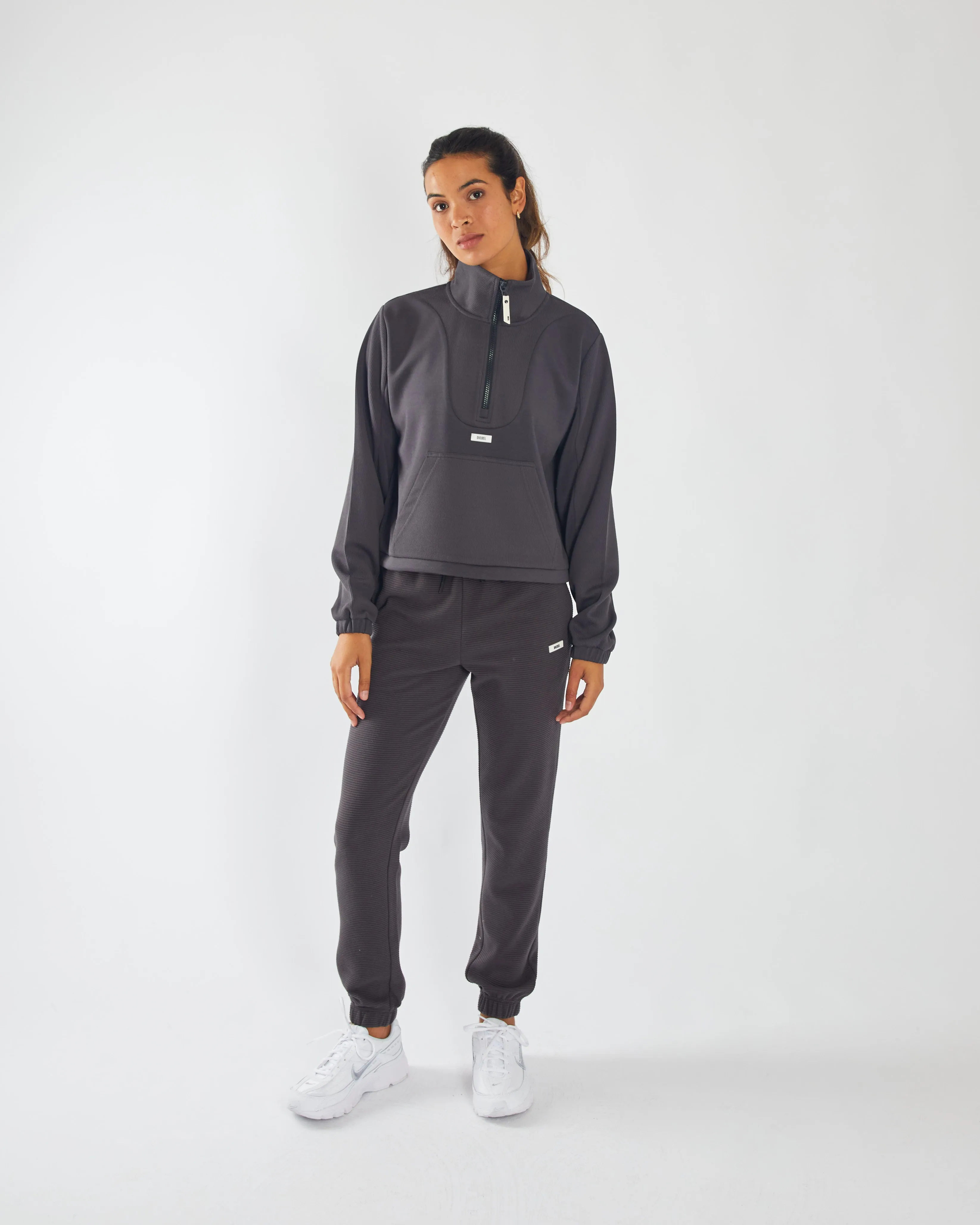 Hana Half Zip Dark Slate