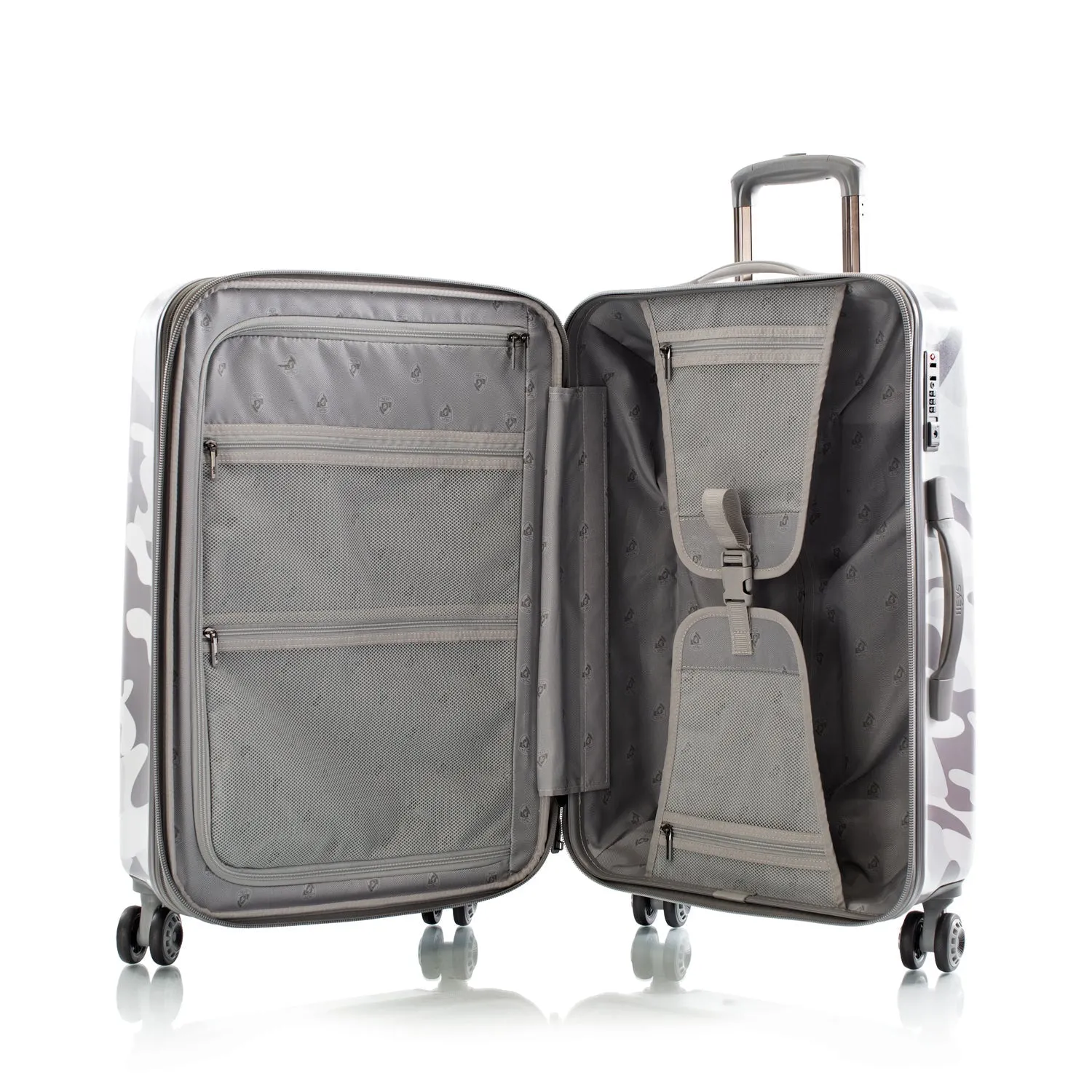 Heys White Camo 3Pc Spinner Set