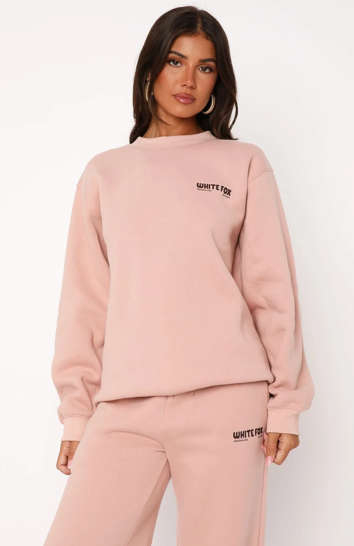 In The Desert Oversized Sweater Desert Pink