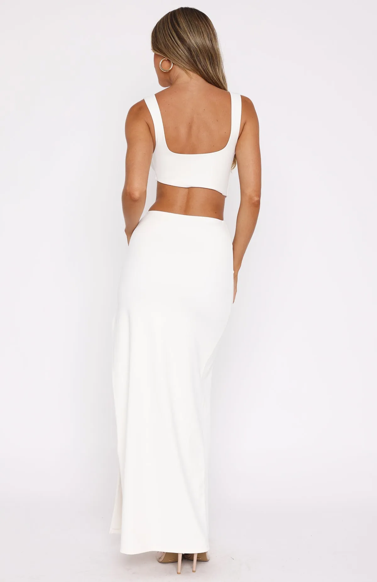 It Feels Wrong Maxi Dress Off White