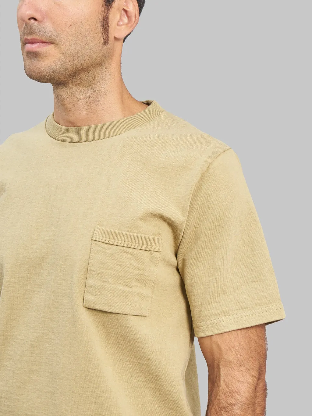 Jackman Dotsume Pocket T-Shirt Hard Butter