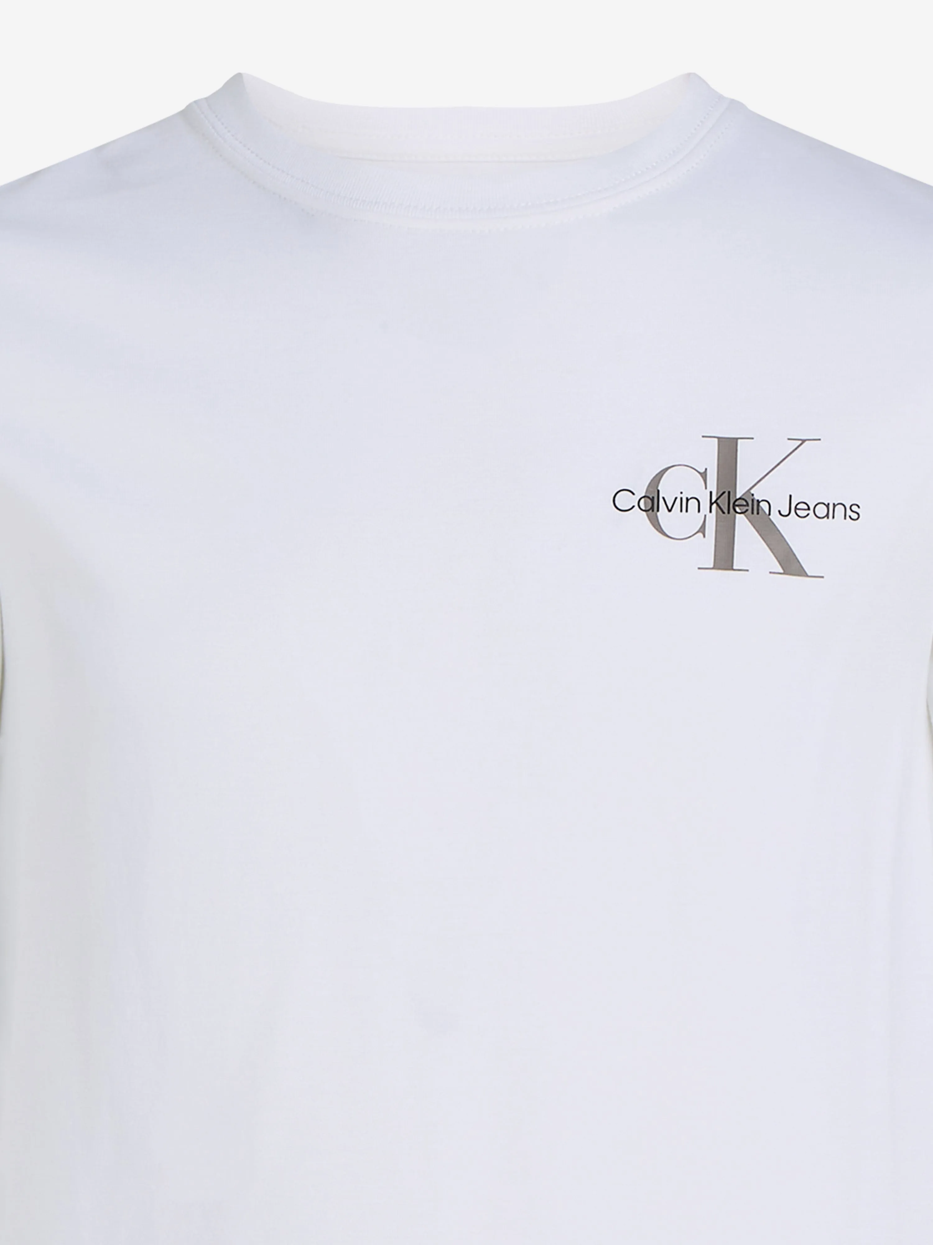 Kids Chest Monologo T-Shirt in White