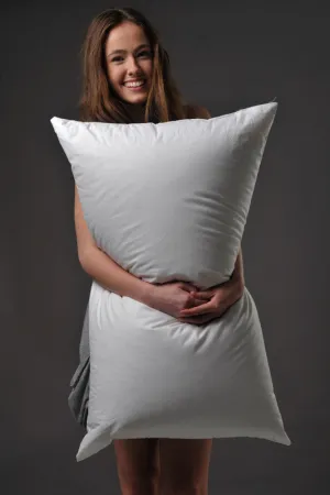 King Size Firm Pillow 95% Premium Polish Mother Goose Down 900 Fill Power