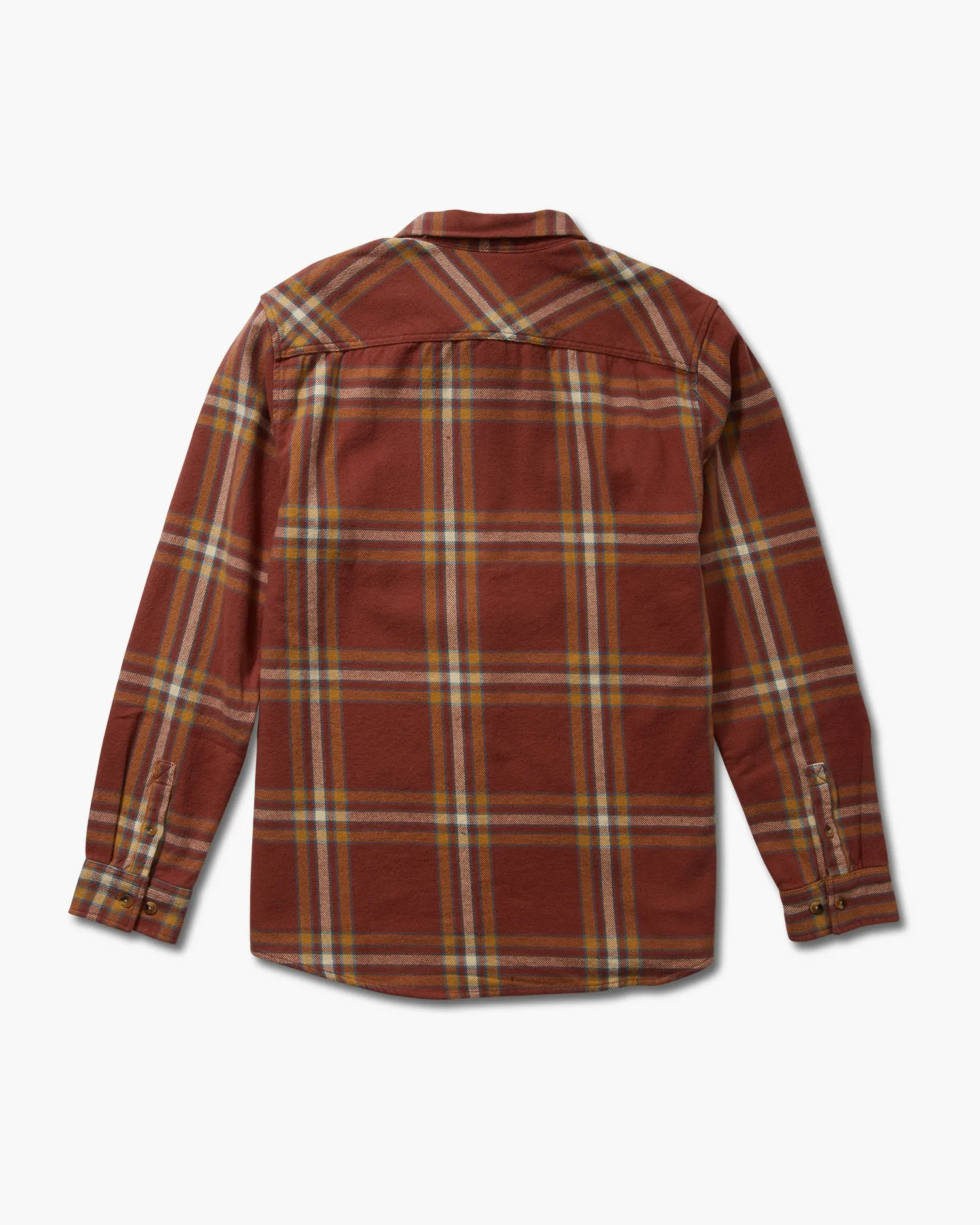 Landfall Ls Flannel - Brick Red