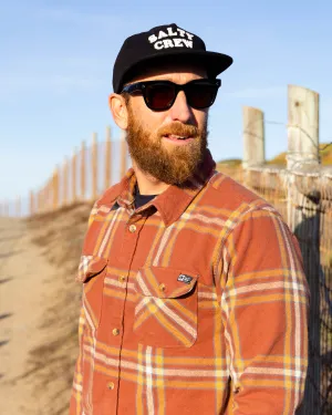 Landfall Ls Flannel - Brick Red