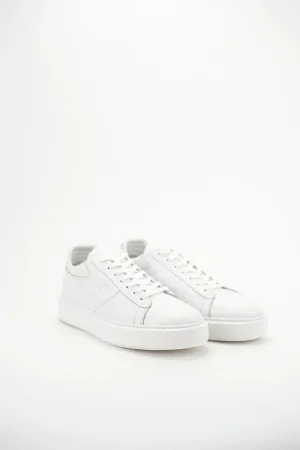 Leather White Shoes With White Insole