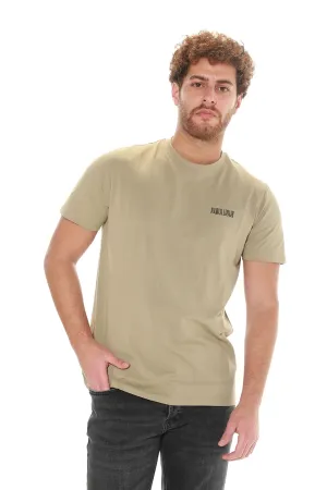 Light Khaki T-shirt With Fabuluous Front Design