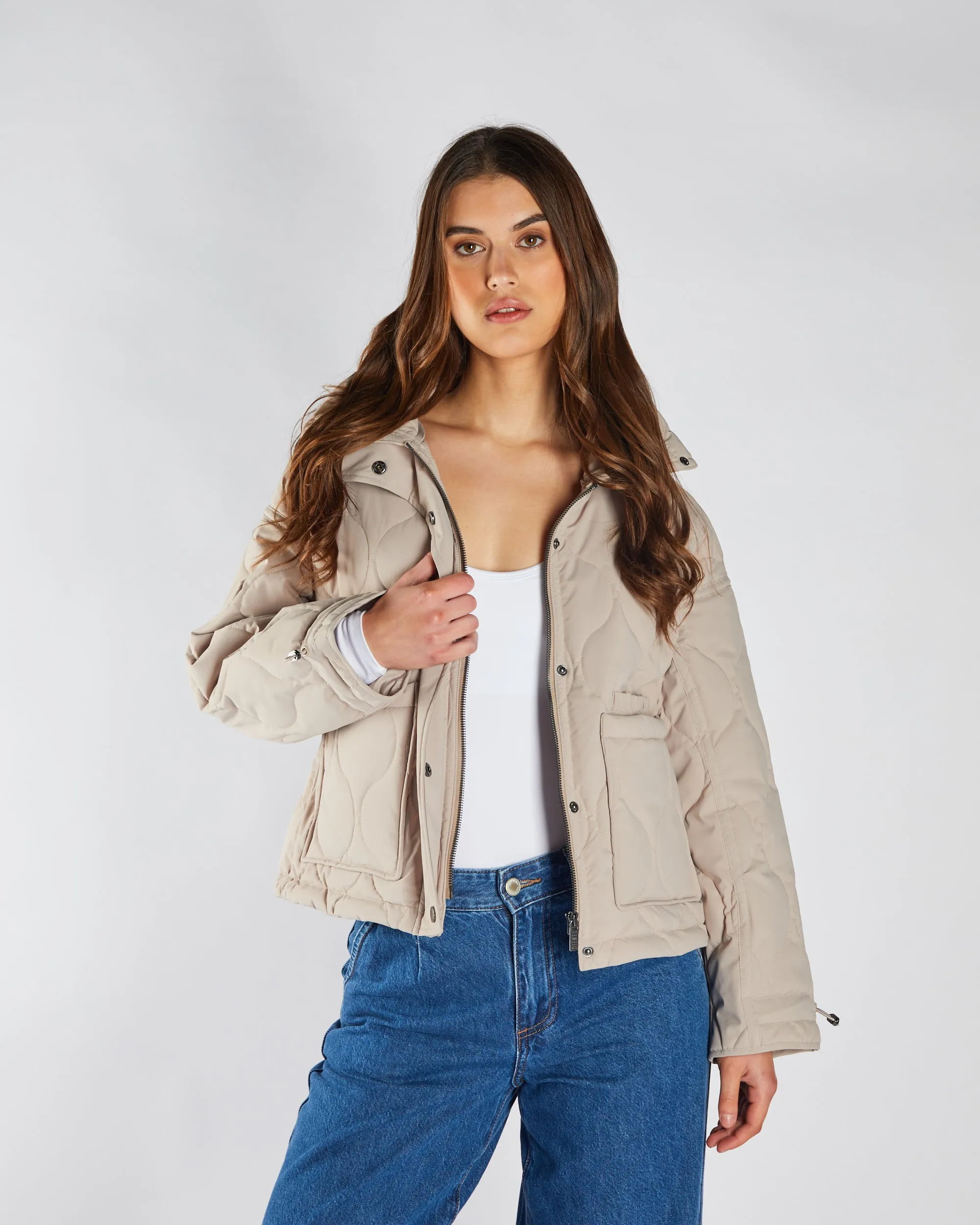 Lilou Jacket Soft Mushroom
