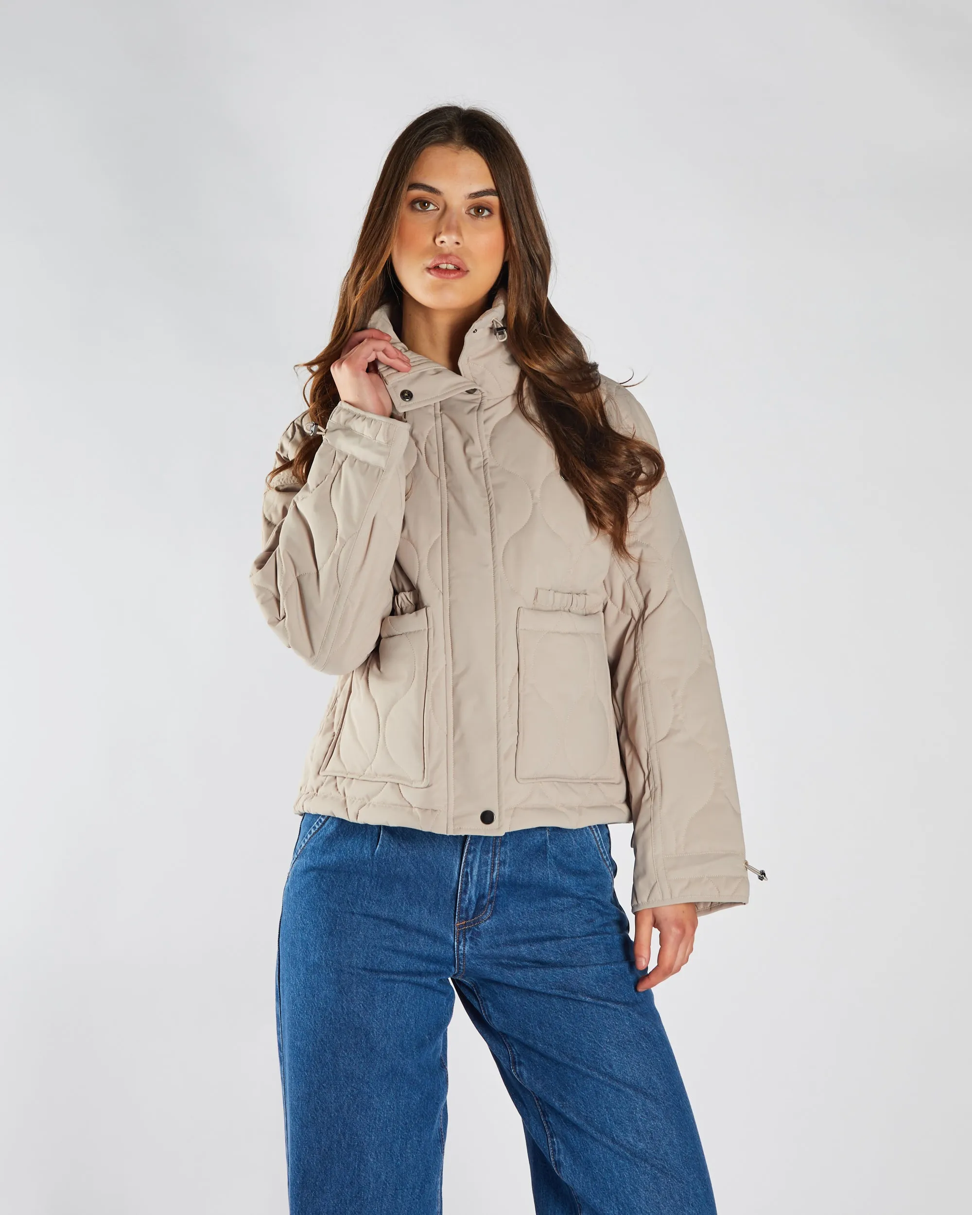 Lilou Jacket Soft Mushroom