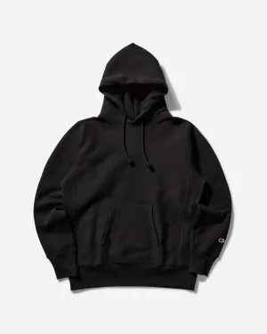 Made in USA Reverse Weave Hoodie Black