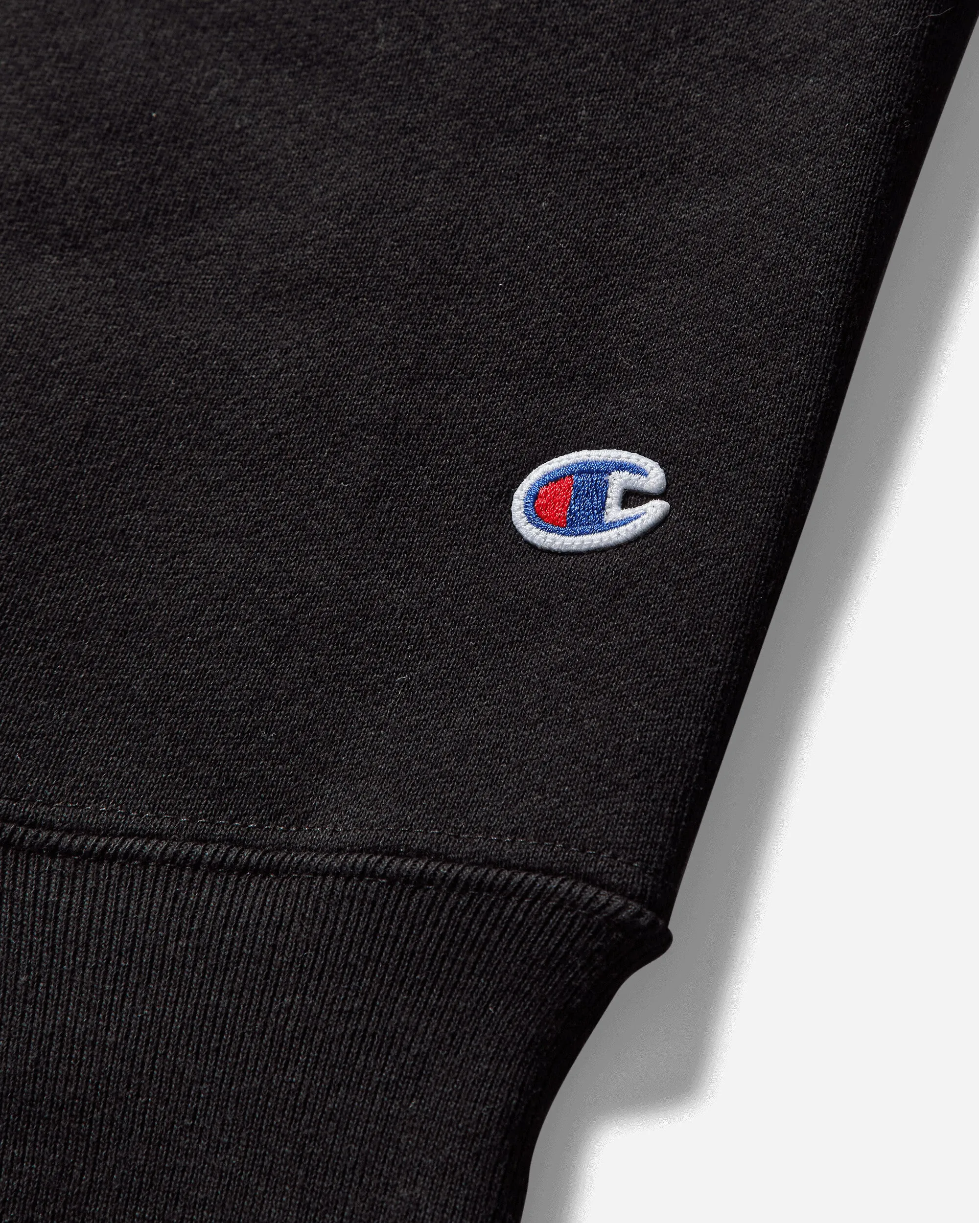 Made in USA Reverse Weave Hoodie Black