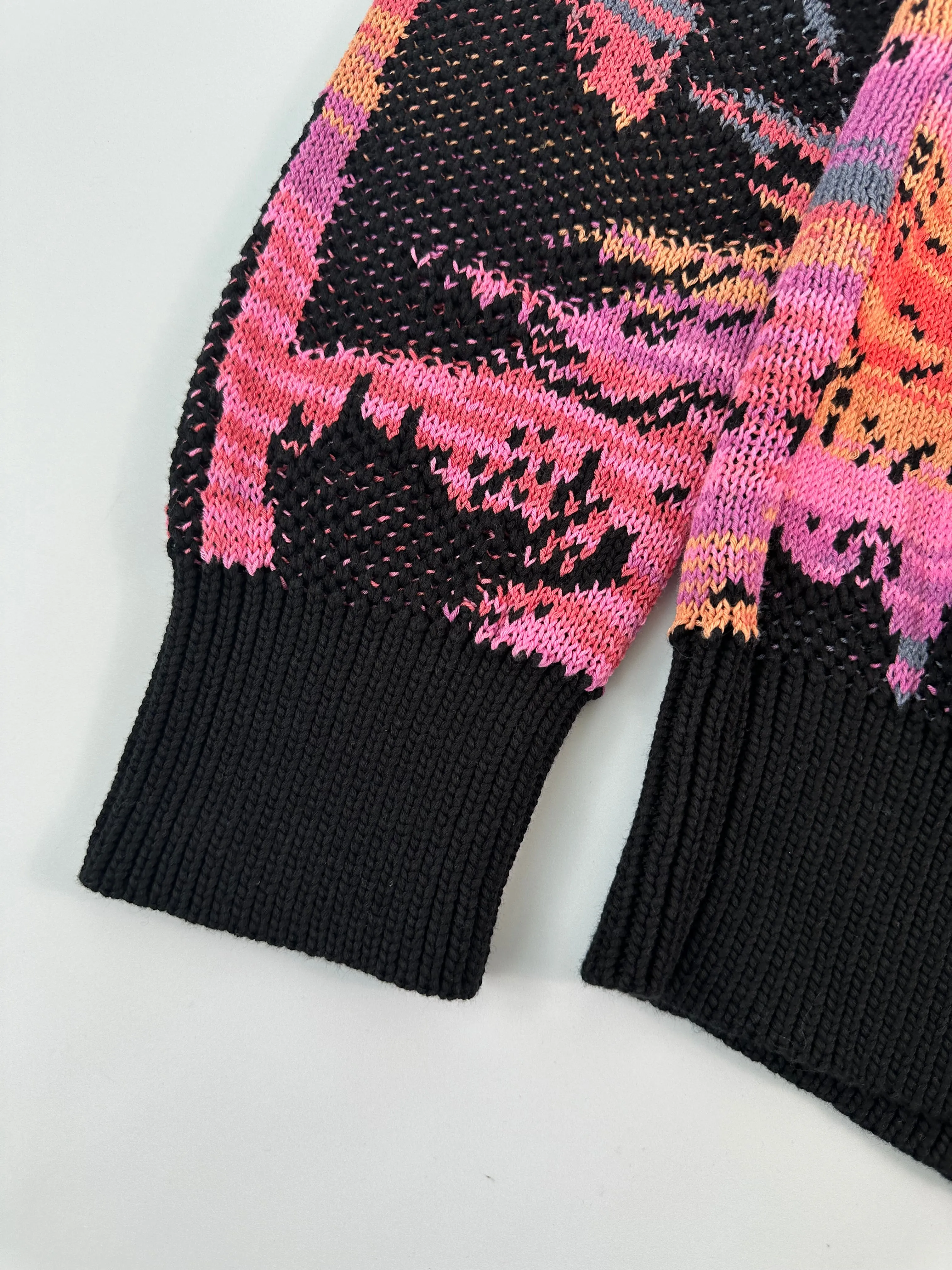 Maglione Cotone Palme Multicolor