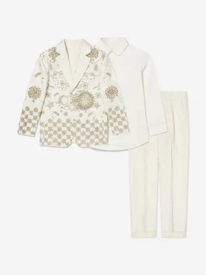 Maison Ava Boys Nash Suit in Ivory