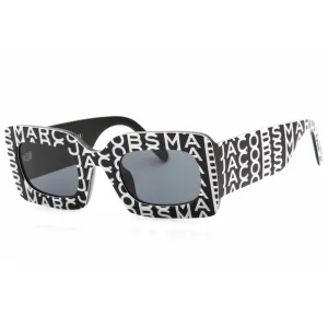 Marc Jacobs Men's Sunglasses Patterned Black White Full Rim | MARC 488/N/S 003K IR