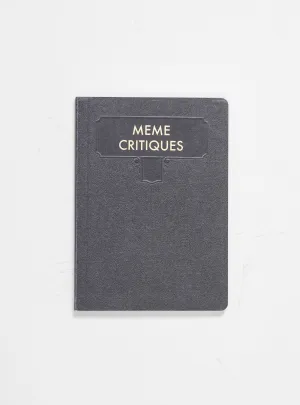 Meme Critiques Journal Black
