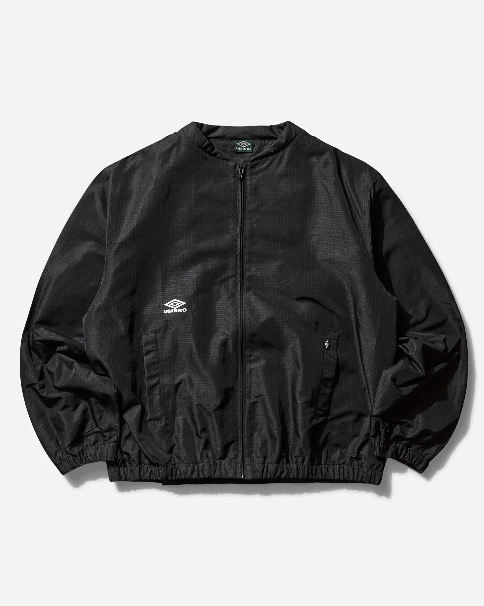 Men's Check Bomber Jacket Navy / Dark Brown