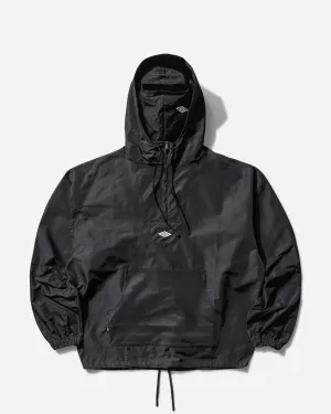 Men's Check Masked Anorak Navy / Dark Brown