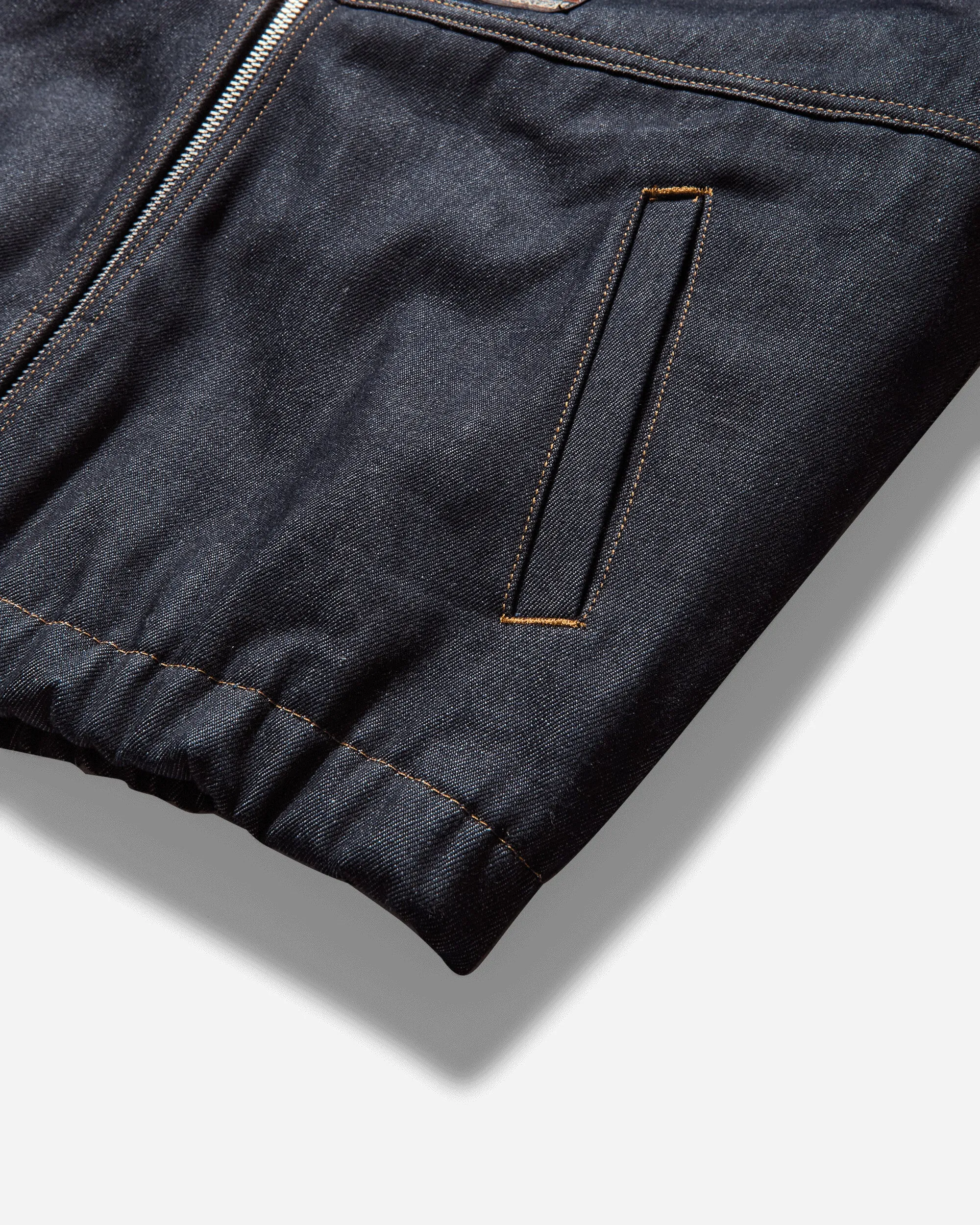 Men's Denim Work Jacket Raw Indigo