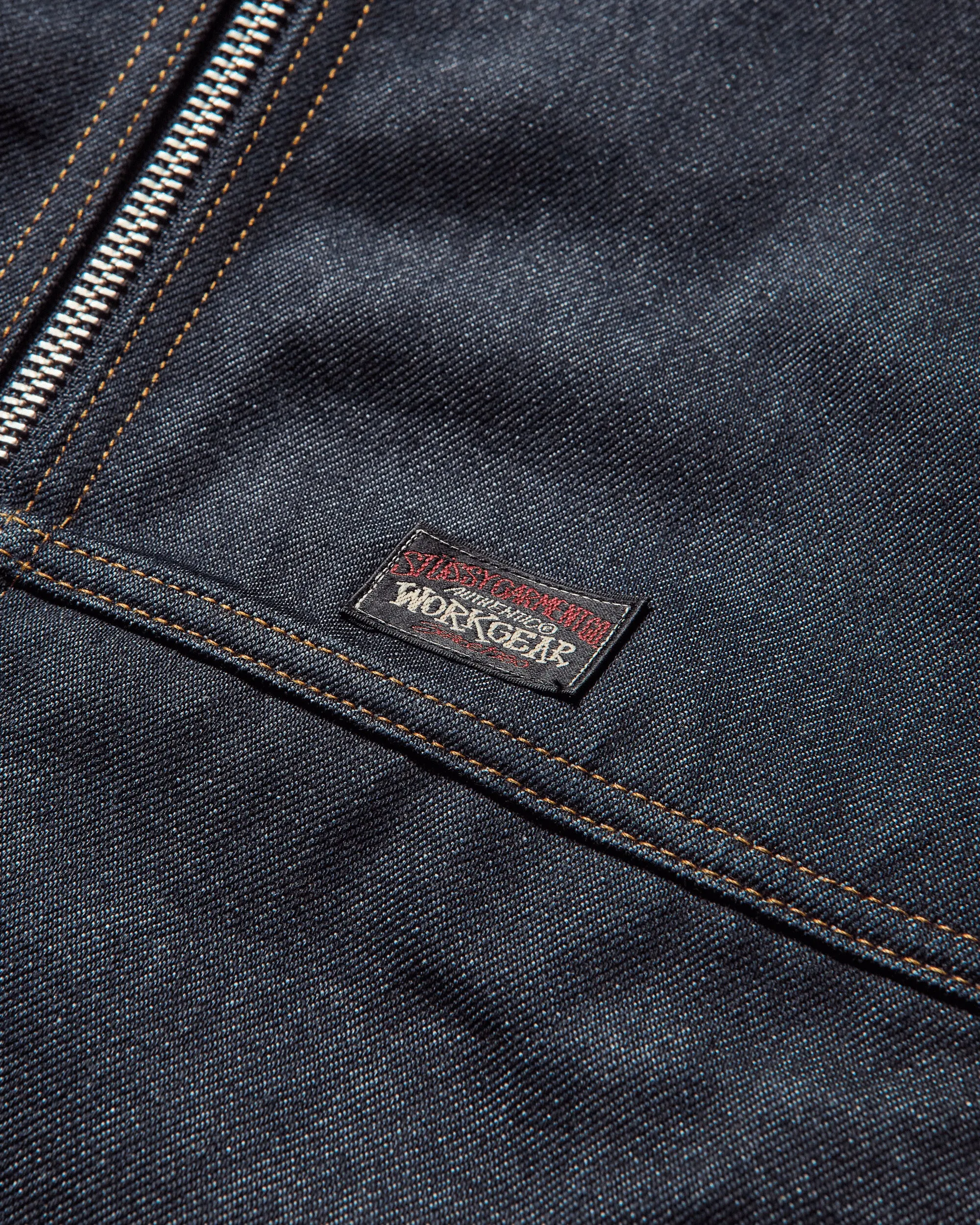 Men's Denim Work Jacket Raw Indigo